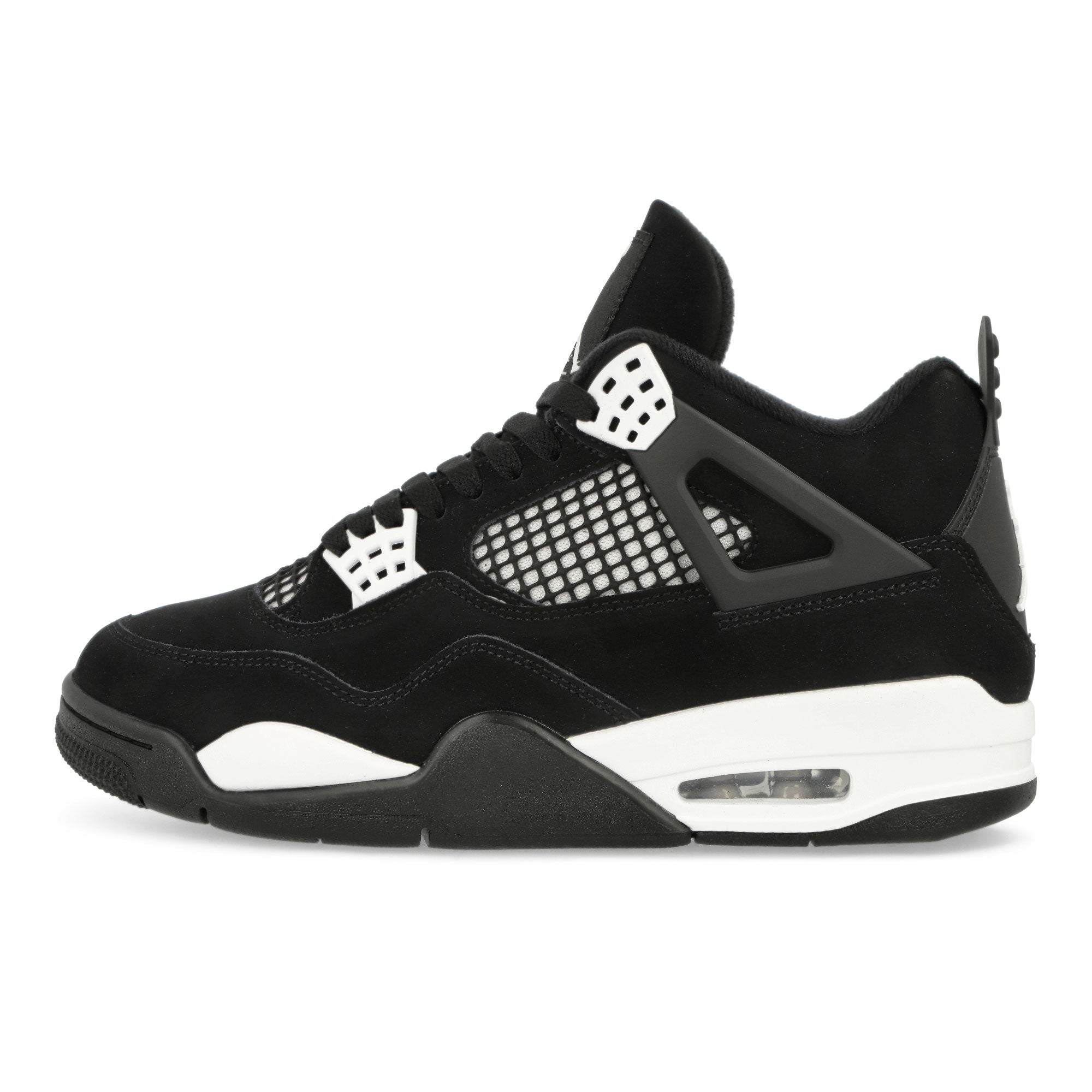 Jordan 4 Retro Black / White - Black High Top Sneakers FQ8138 001 | Overkill