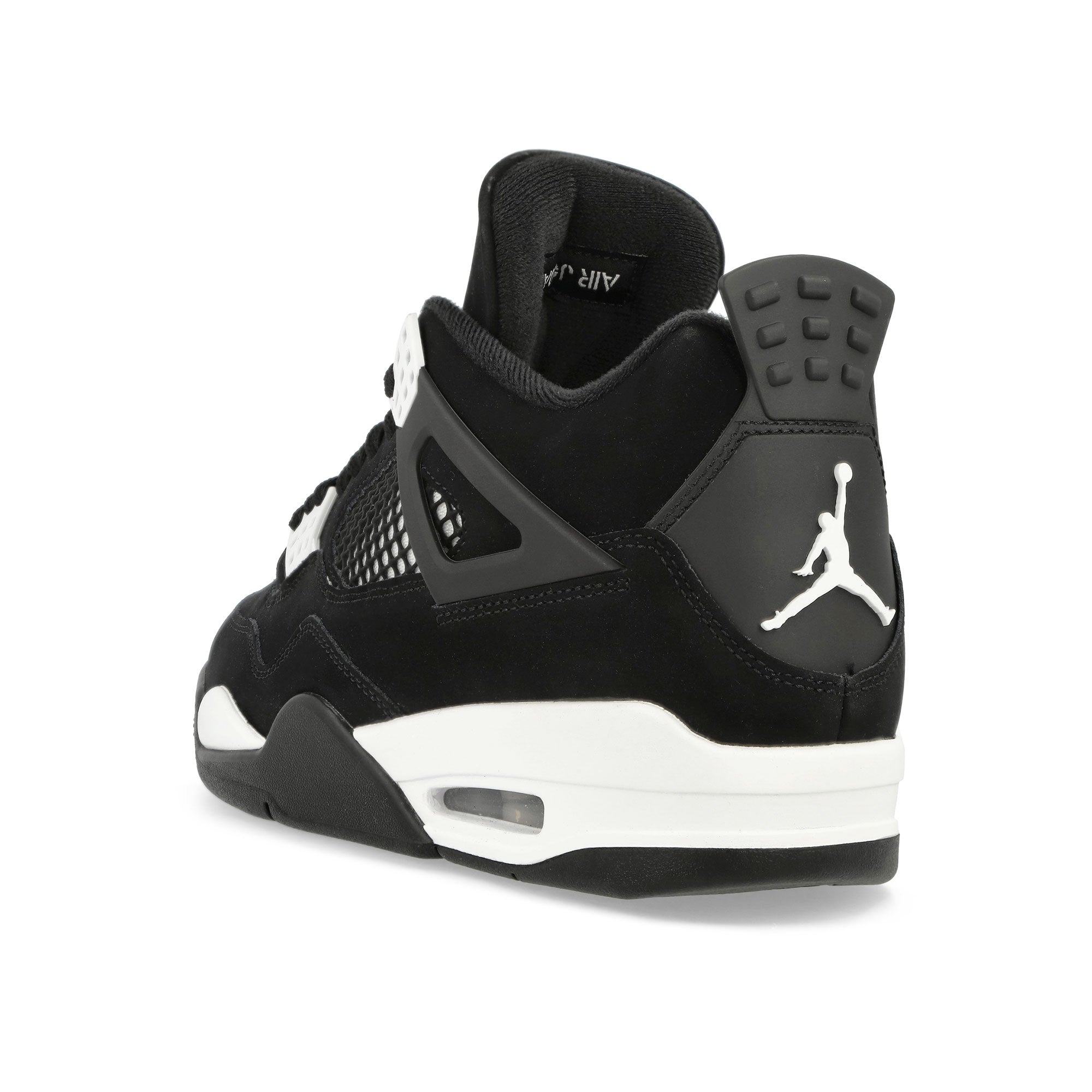 Jordan 4 Retro Black / White - Black High Top Sneakers Material | Overkill