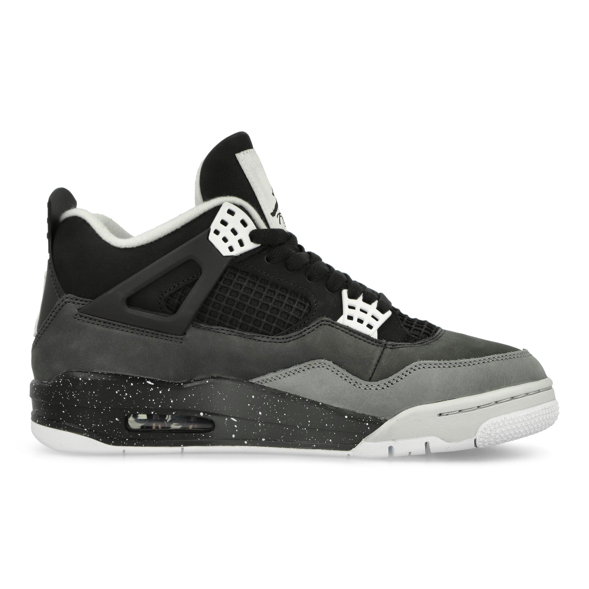 Jordan Air Jordan 4 Retro Black / White - Anthracite- Black High Top Sneakers Silhouette | Overkill