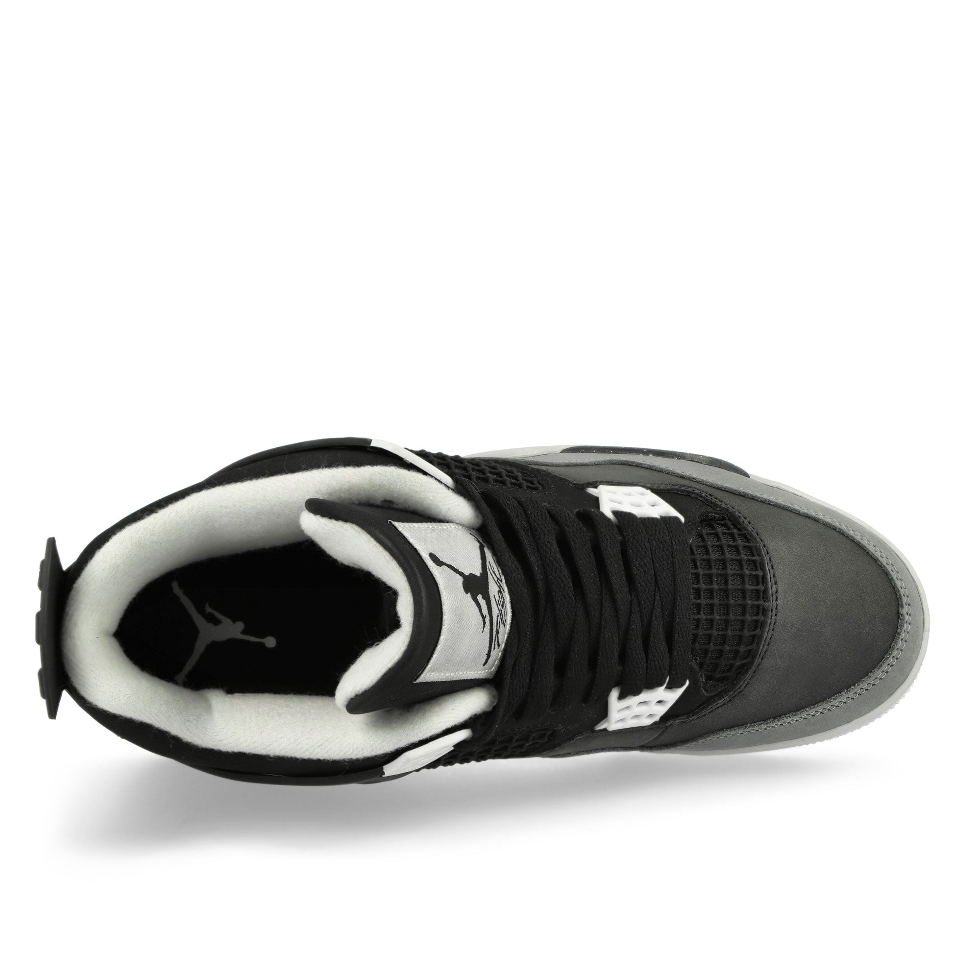 Jordan Air Jordan 4 Retro Black / White - Anthracite- Black High Top Sneakers Detailfoto | Overkill