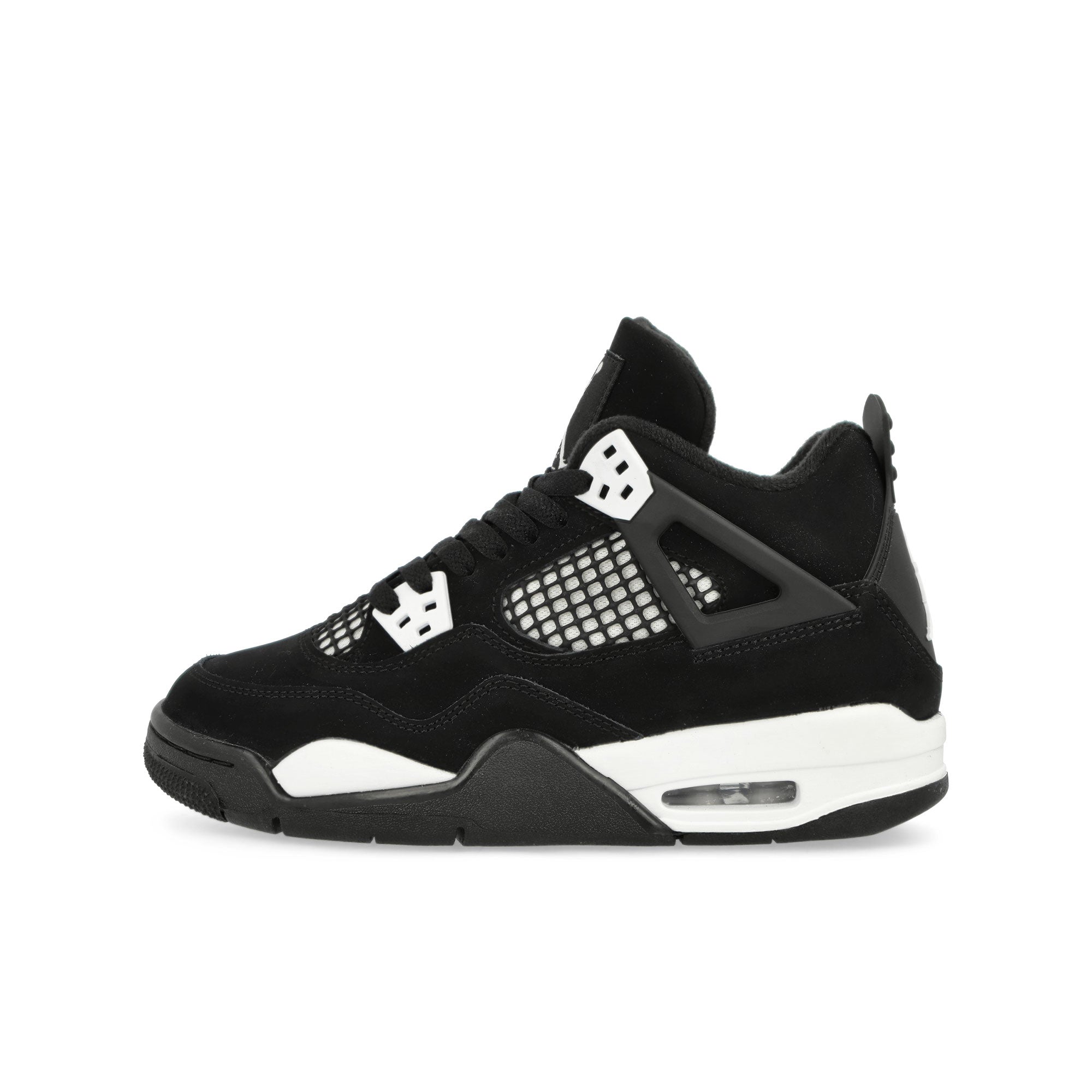 Jordan Air Jordan 4 Retro GS Black/White-Black High Top Sneakers FQ8213 001 | Overkill