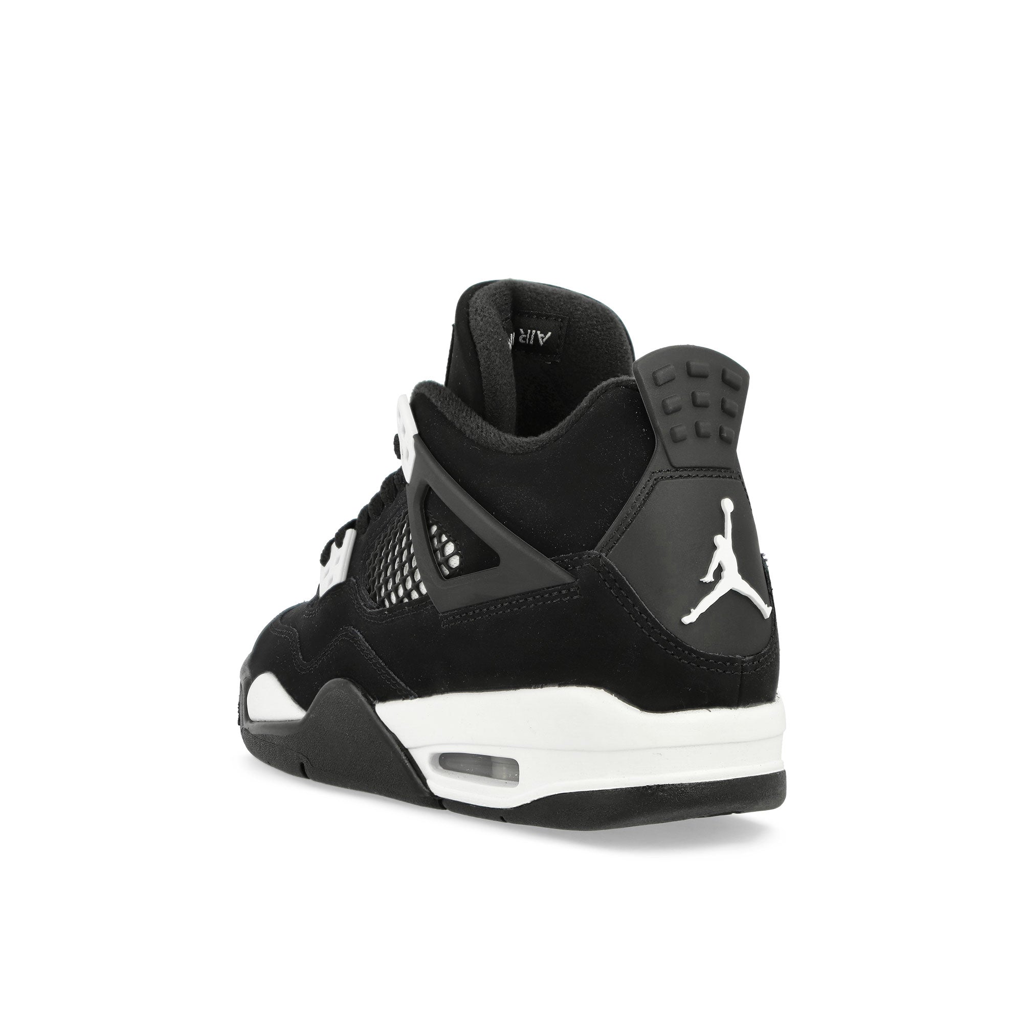 Jordan Air Jordan 4 Retro GS Black/White-Black High Top Sneakers Material | Overkill