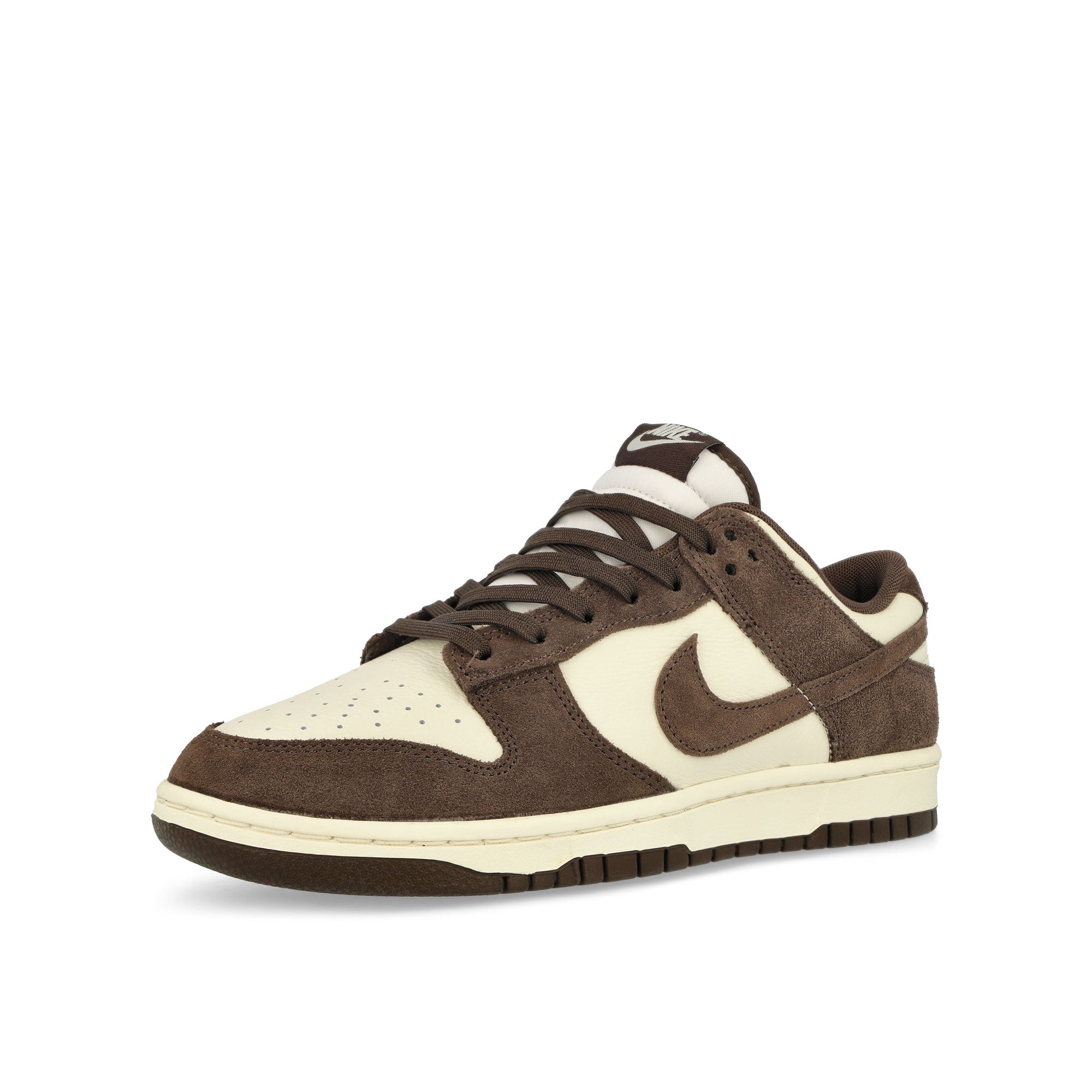 Nike Dunk Low Retro SE Pale Ivory / Baroque Brown - Pale Ivory Low Top Sneakers Close Up | Overkill