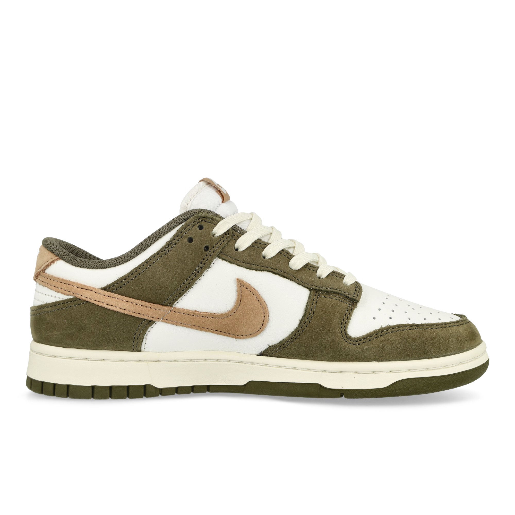 Nike Dunk Low Retro Premium Medium Olive /Hemp - Summit White - Sail Low Top Sneakers Silhouette | Overkill