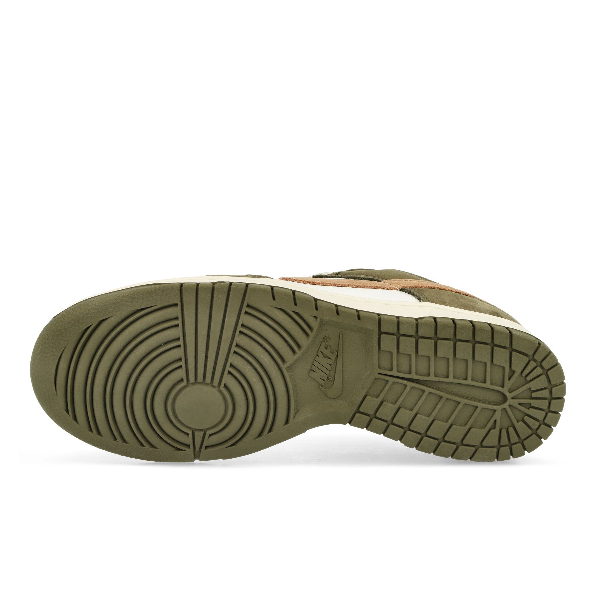 Nike Dunk Low Retro Premium Medium Olive /Hemp - Summit White - Sail Low Top Sneakers Detail View 1 | Overkill