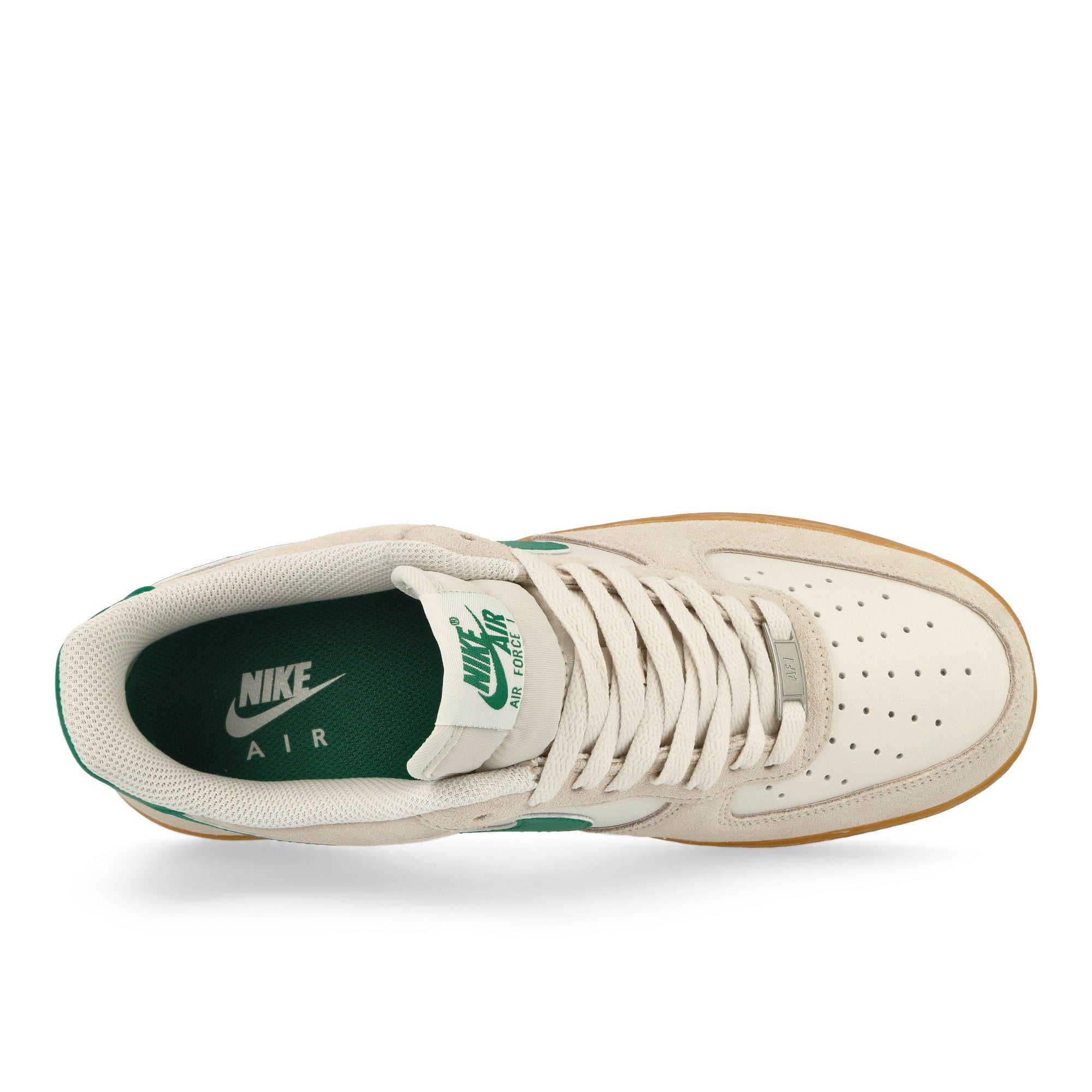 Nike Air Force 1 '07 LV8 Phantom/Malachite-Gum Yellow Low Top Sneakers Detailfoto | Overkill