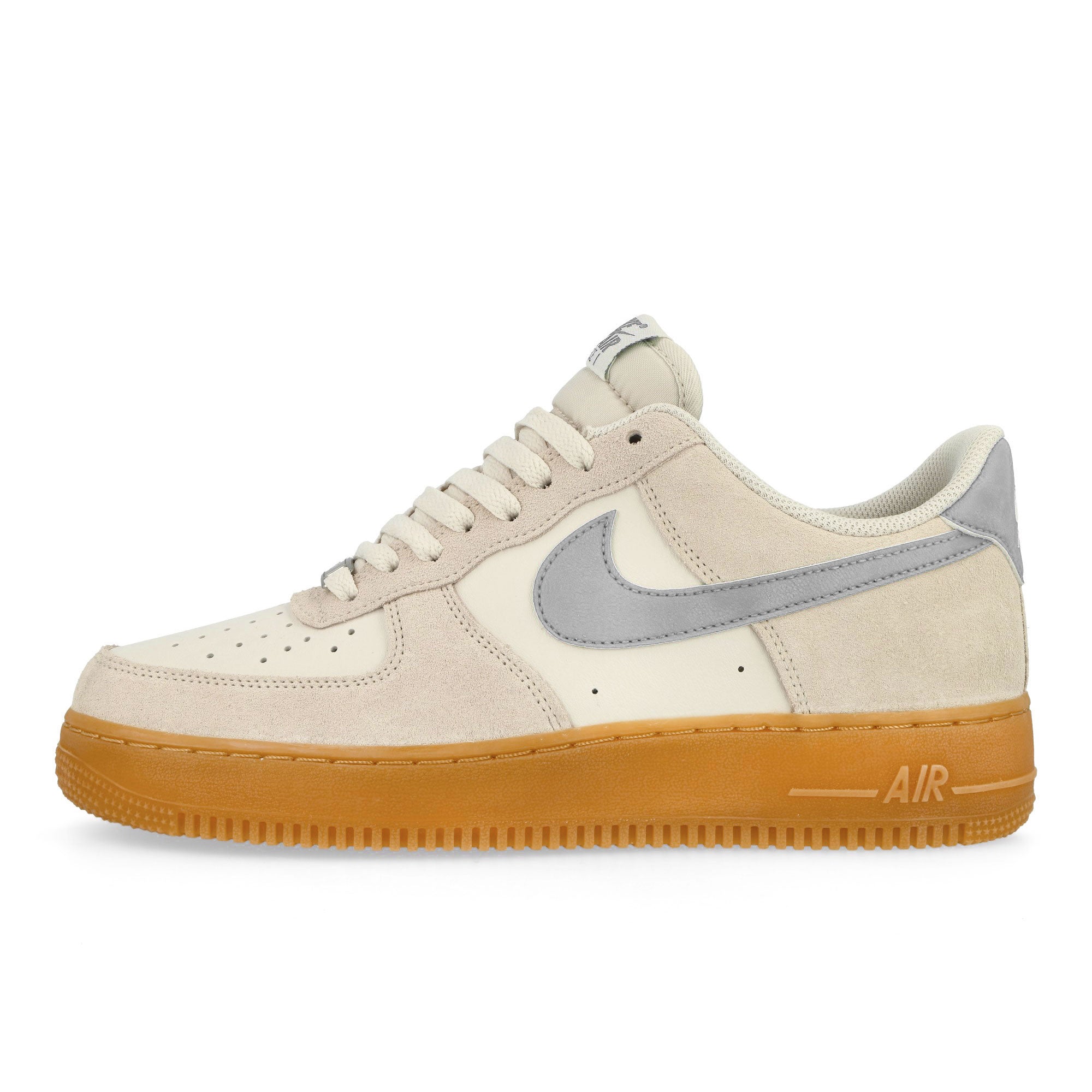 Nike Air Force 1 '07 LV8 Phantom / Light Smoke Grey - Gum Yellow Low Top Sneakers FQ8714 002 | Overkill