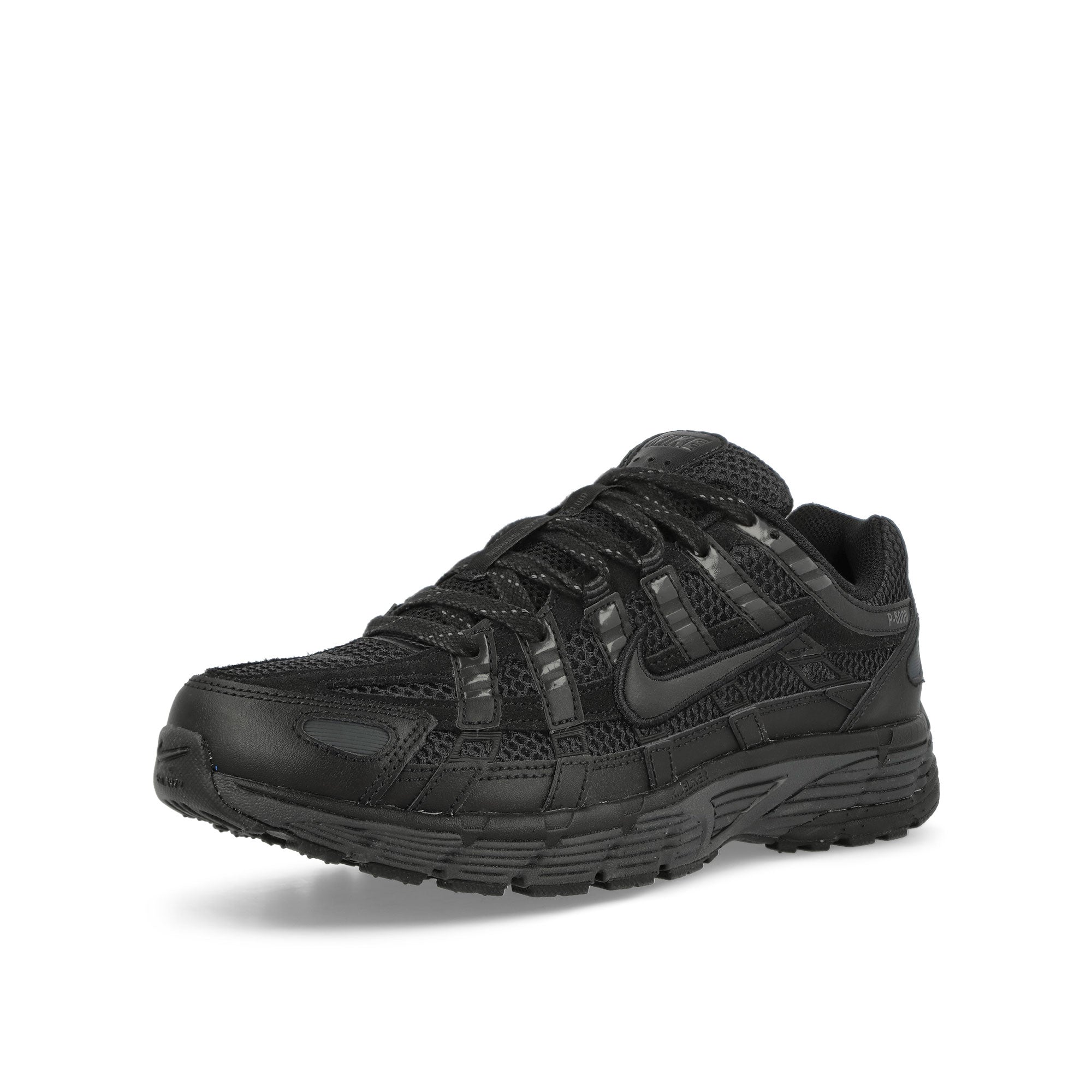 Nike P-6000 Premium Black / Black - Anthracite Low Top Sneakers Close Up | Overkill