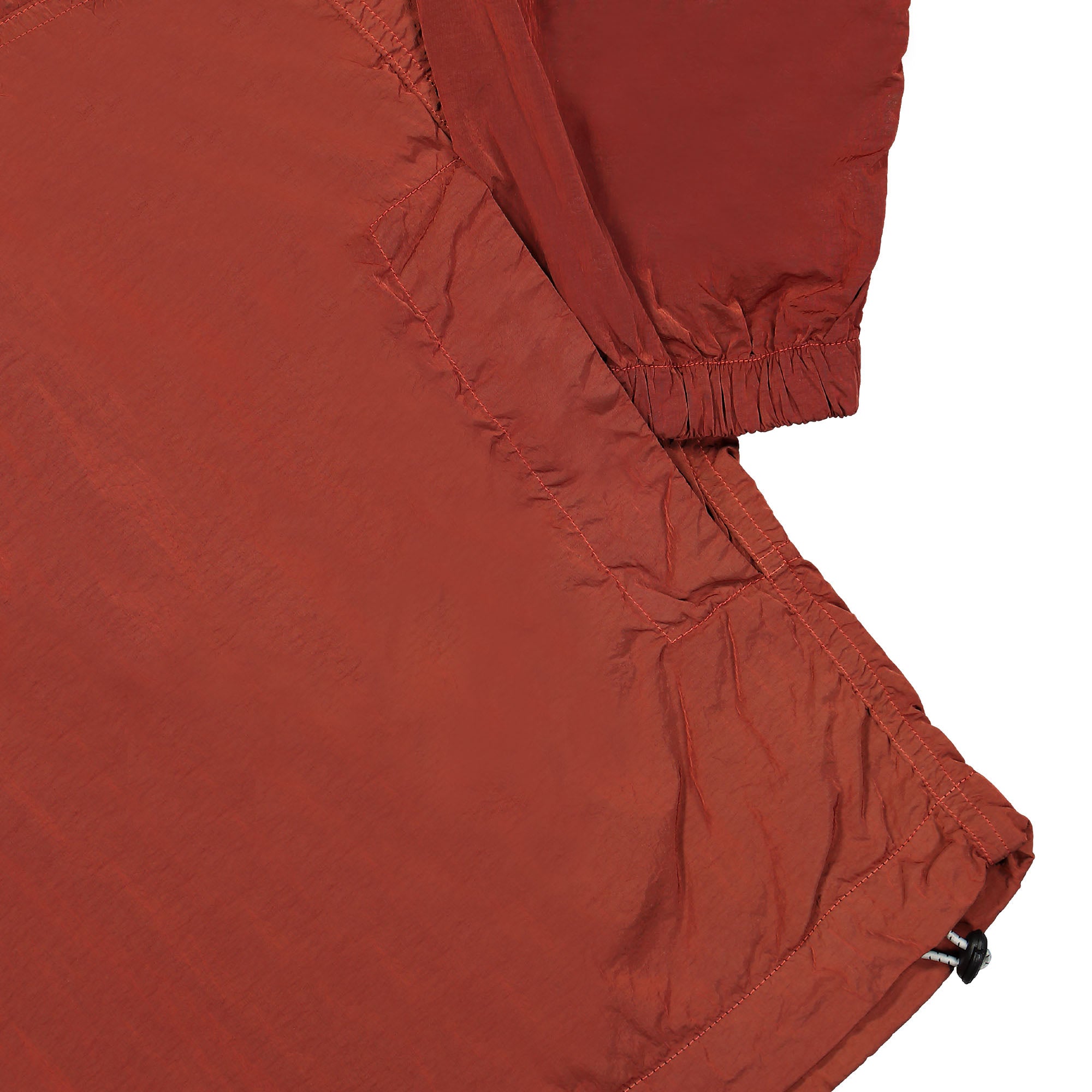 Aries windbreaker half zip jacket Red Windbreaker Detailfoto | Overkill