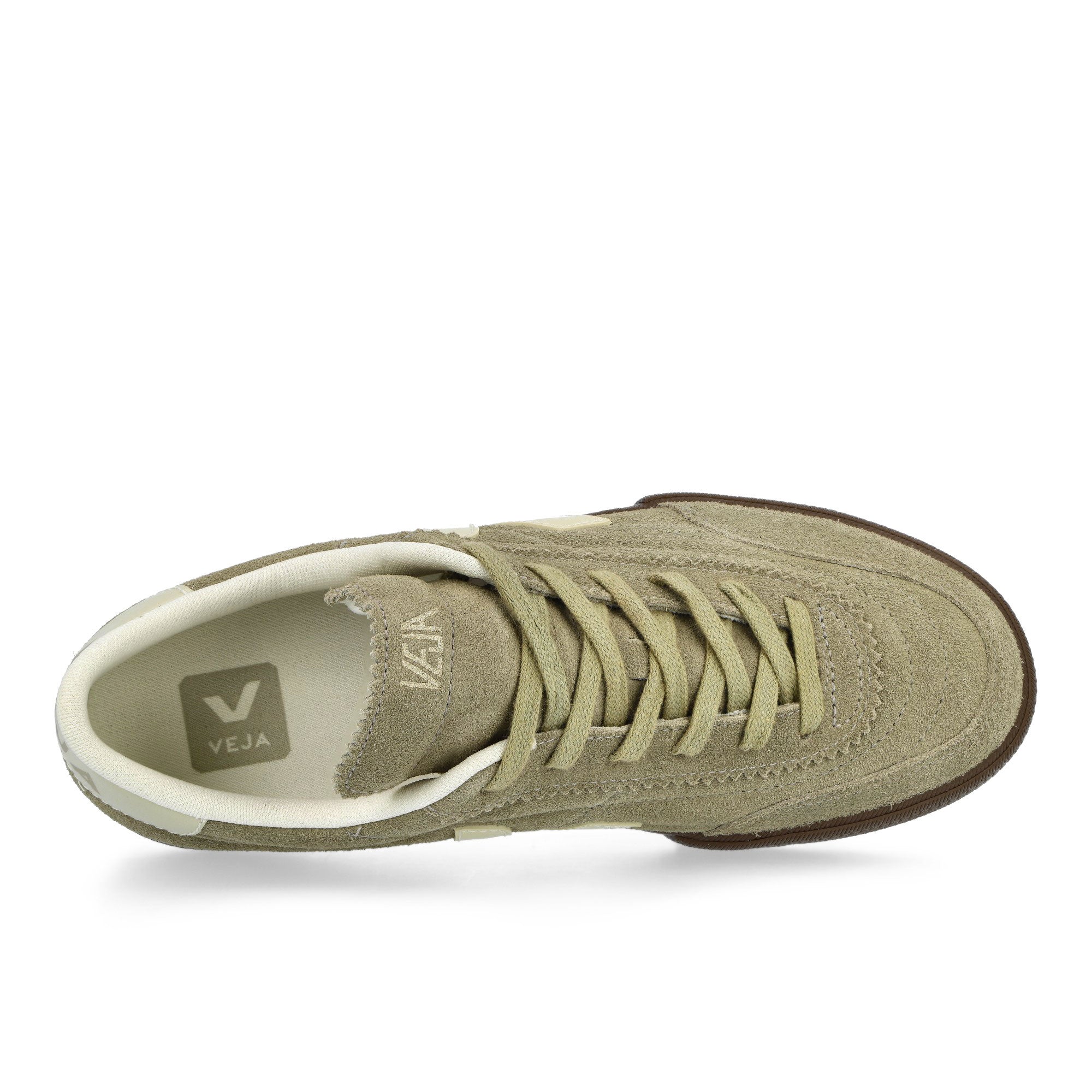 Veja Panenka Suede Taupe / Pierre Bark Low Top Sneakers FU0320901B Detailfoto | Overkill
