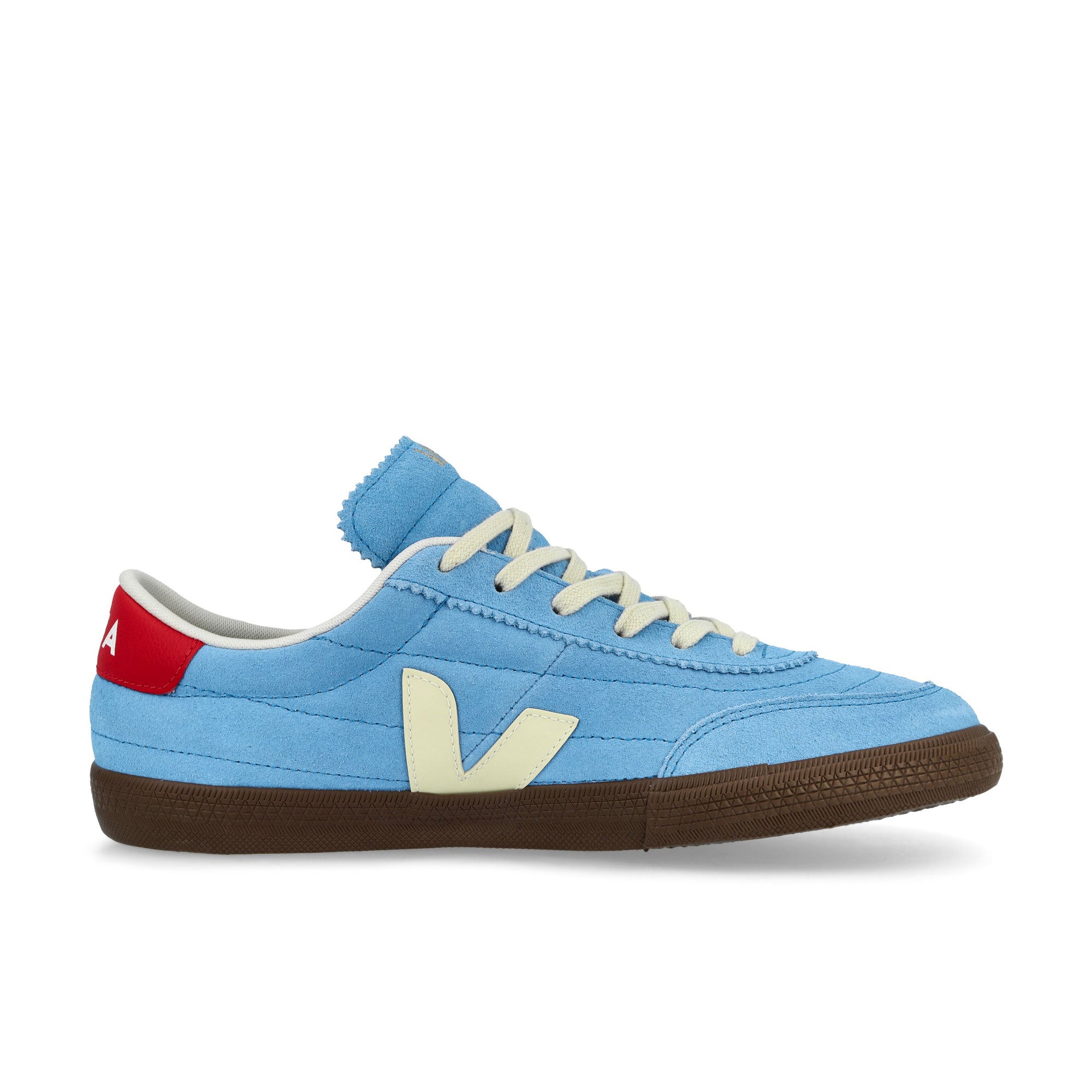 Veja Panenka Suede Aqua / Pierre Bark Low Top Sneakers FU0321389A Silhouette | Overkill