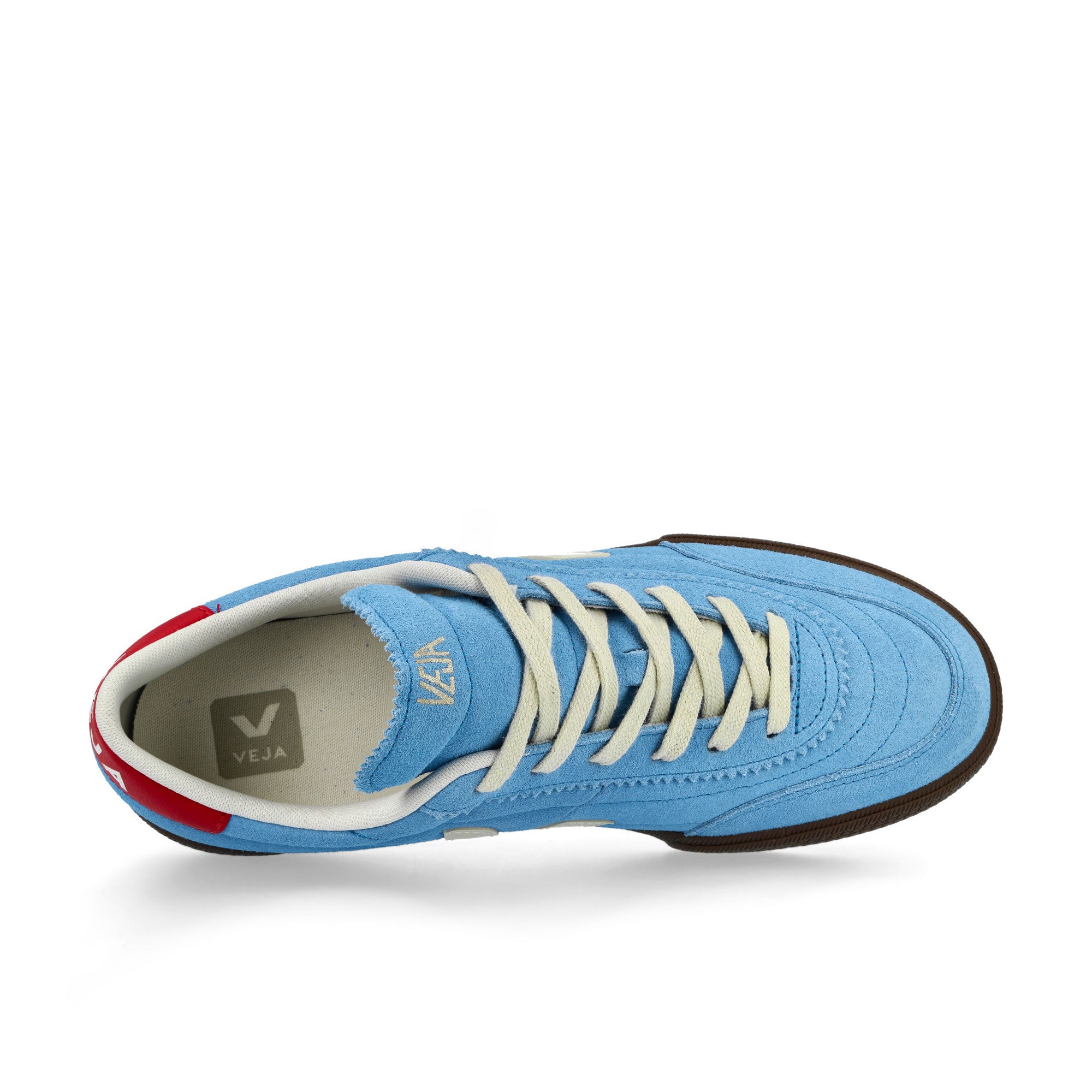 Veja Panenka Suede Aqua / Pierre Bark Low Top Sneakers FU0321389A Detailfoto | Overkill