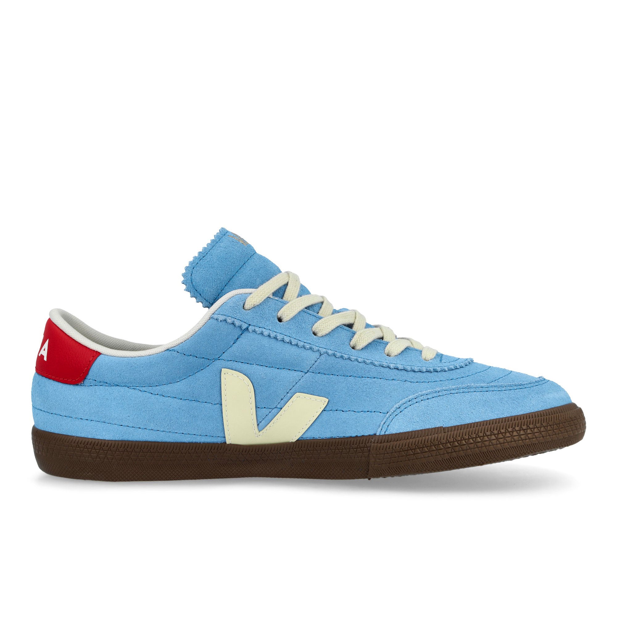 Veja Panenka Suede Aqua / Pierre Bark Low Top Sneakers FU0321389B Silhouette | Overkill