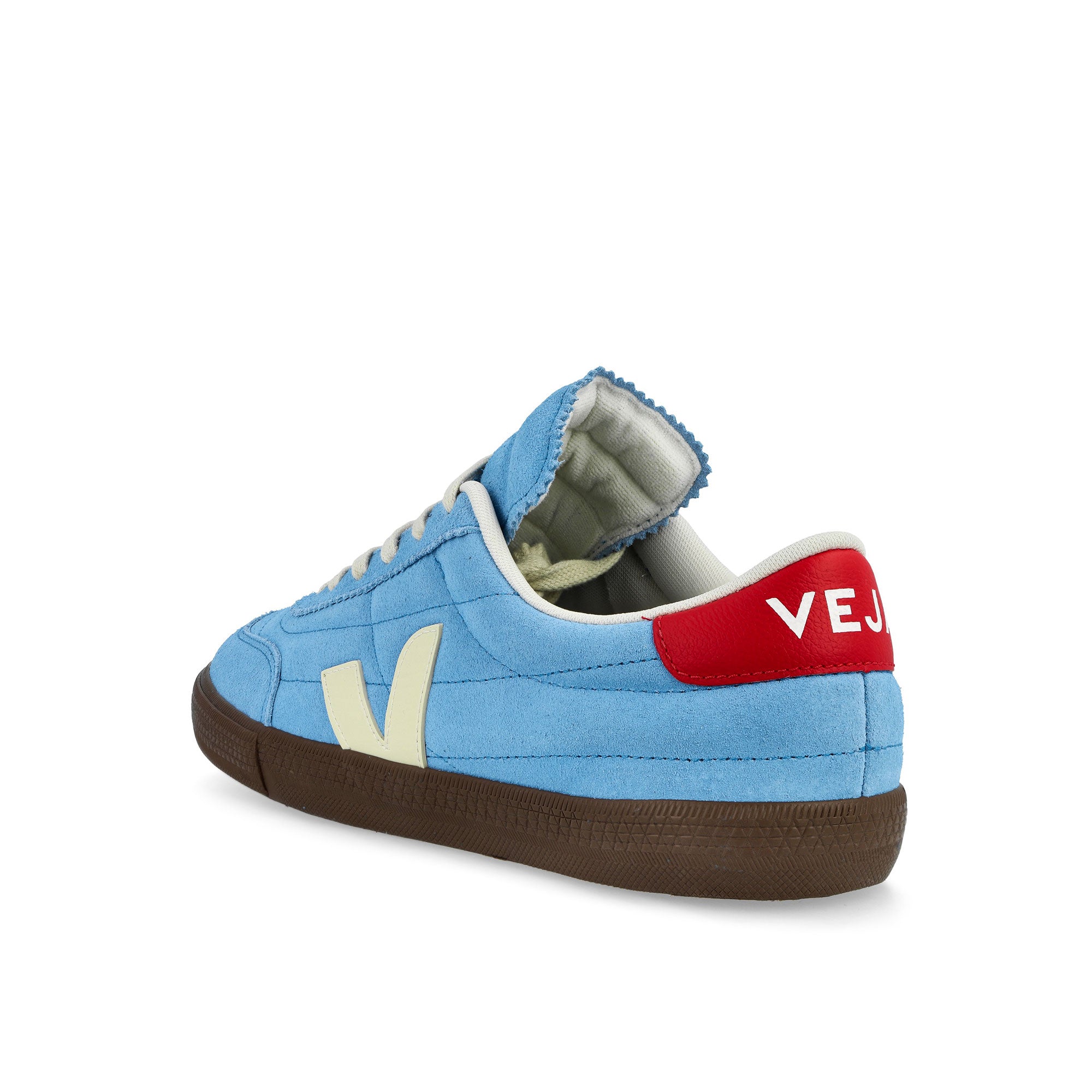 Veja Panenka Suede Aqua / Pierre Bark Low Top Sneakers FU0321389B Material | Overkill