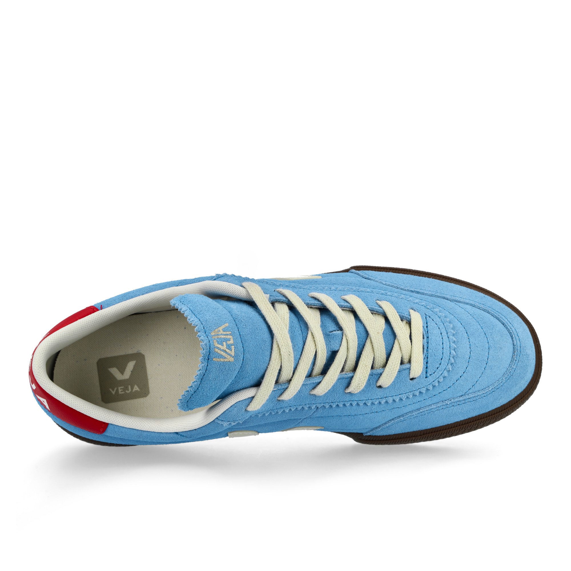 Veja Panenka Suede Aqua / Pierre Bark Low Top Sneakers FU0321389B Detailfoto | Overkill