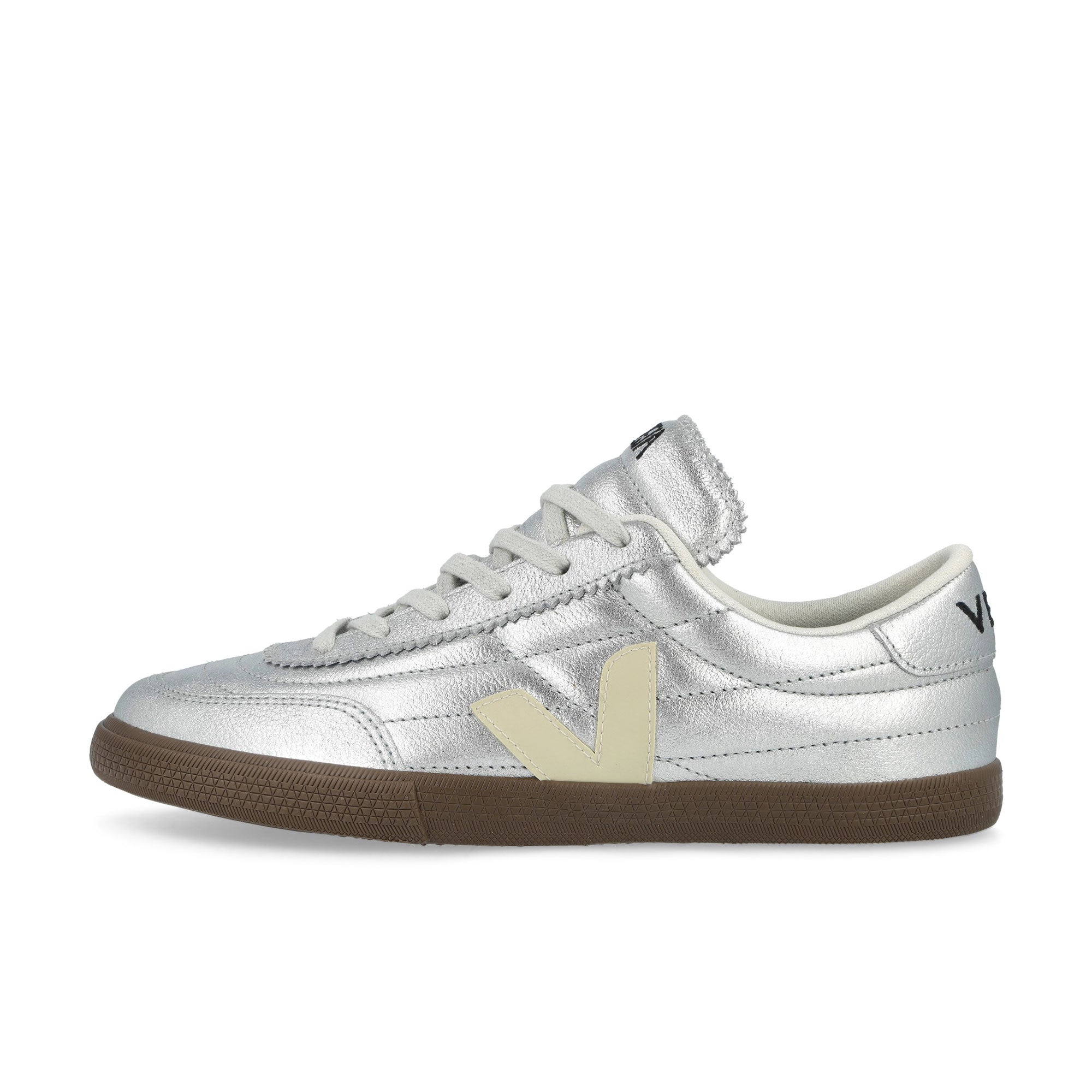Veja Panenka O.T. Leather Silver / Pierre Bark Low Top Sneakers FU2020893A | Overkill