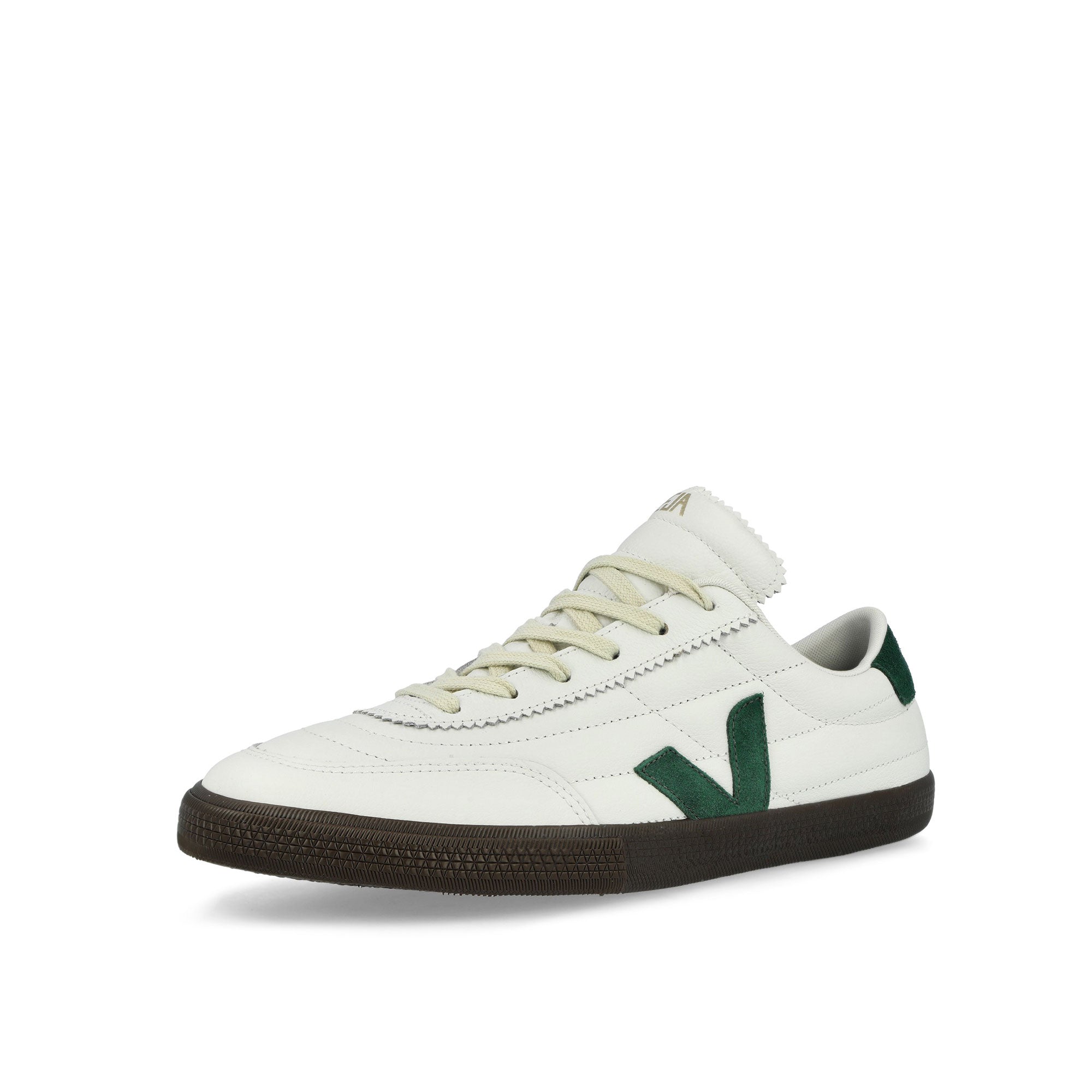 Veja Panenka O.T. Leather White / Cyprus Eagle Low Top Sneakers FU2020895A Close-up | Overkill