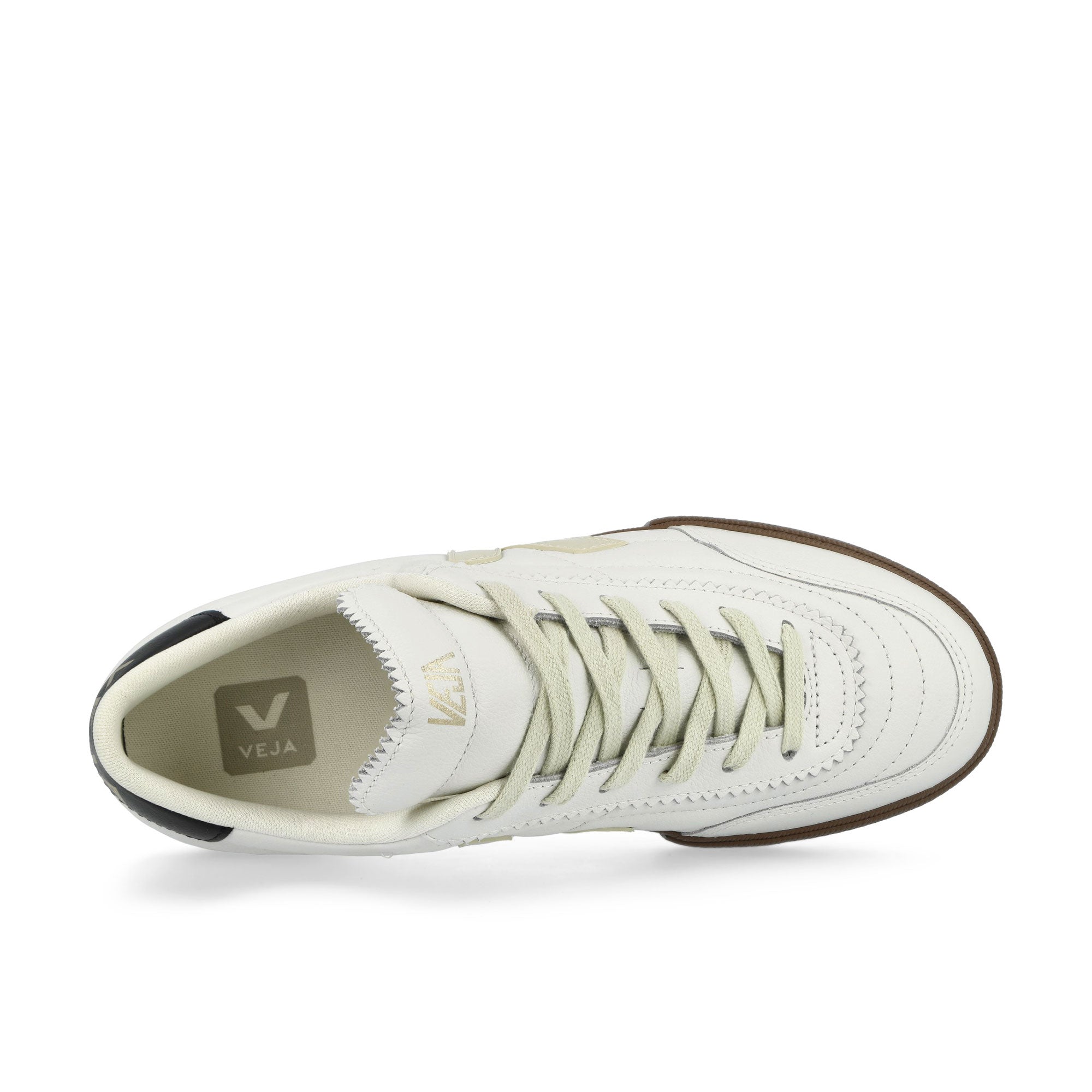 Veja Panenka O.T. Leather White / Black Bark Low Top Sneakers FU2020896A Detailfoto | Overkill