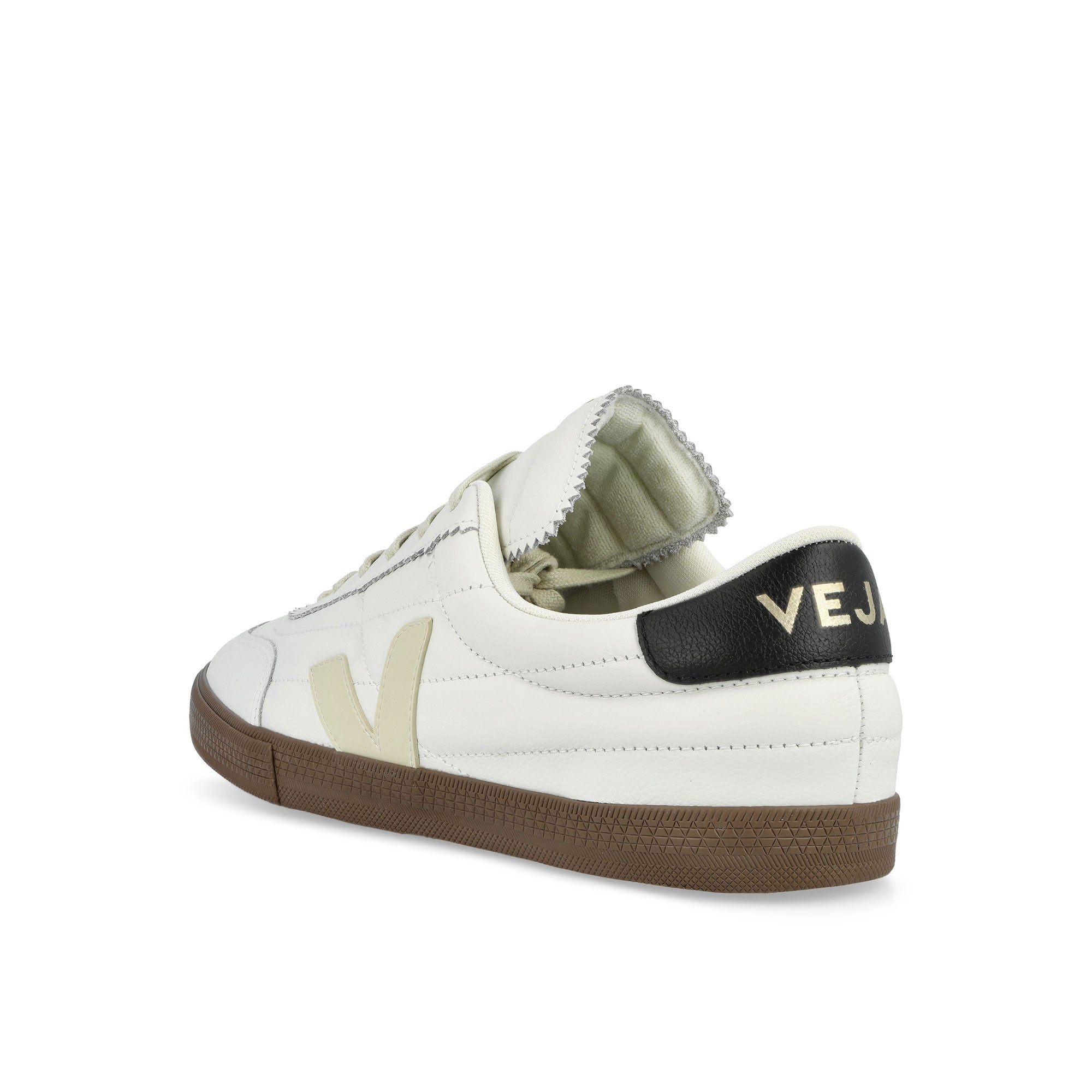 Veja Panenka O.T. Leather White / Black Bark Low Top Sneakers FU2020896B Material | Overkill