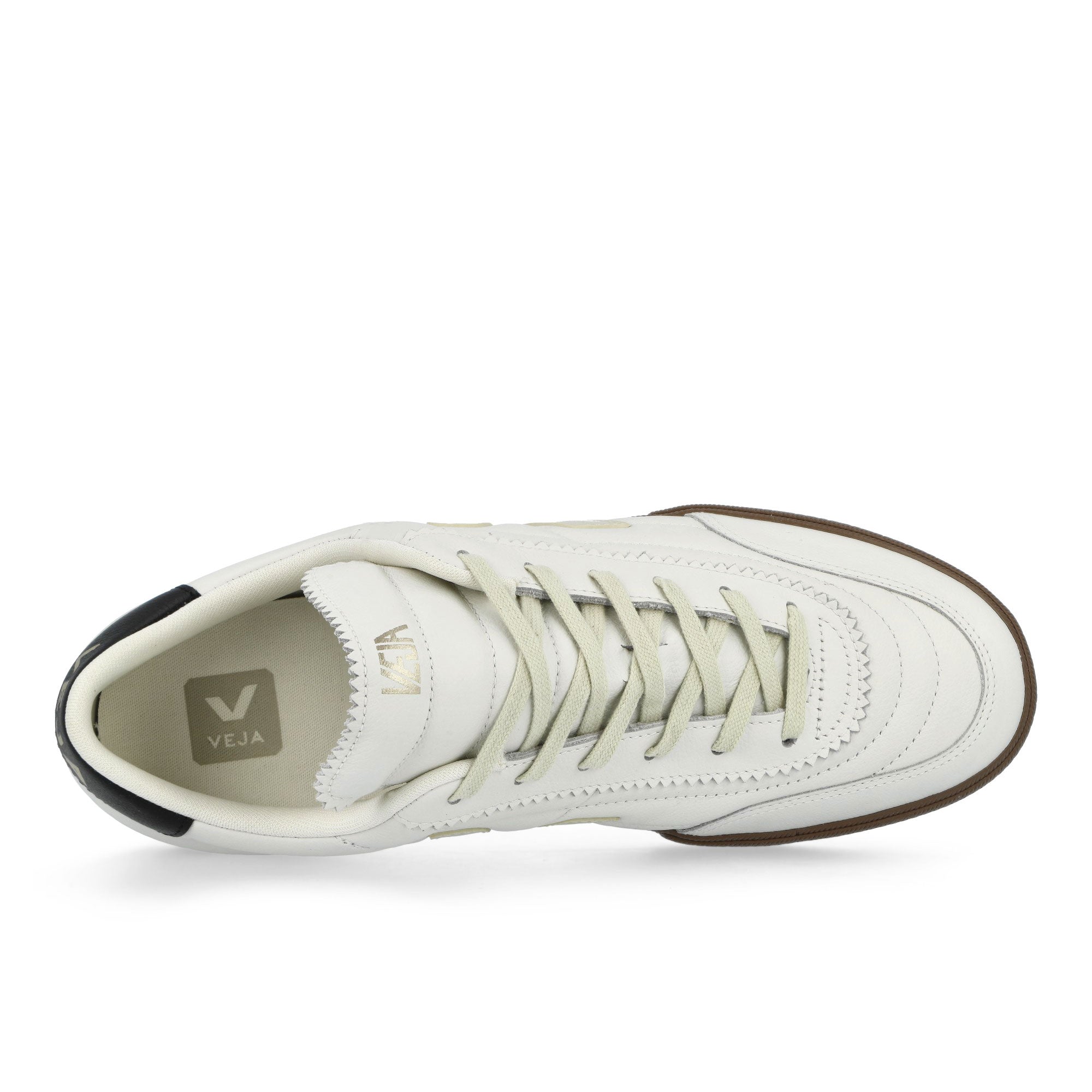 Veja Panenka O.T. Leather White / Black Bark Low Top Sneakers FU2020896B Detailfoto | Overkill