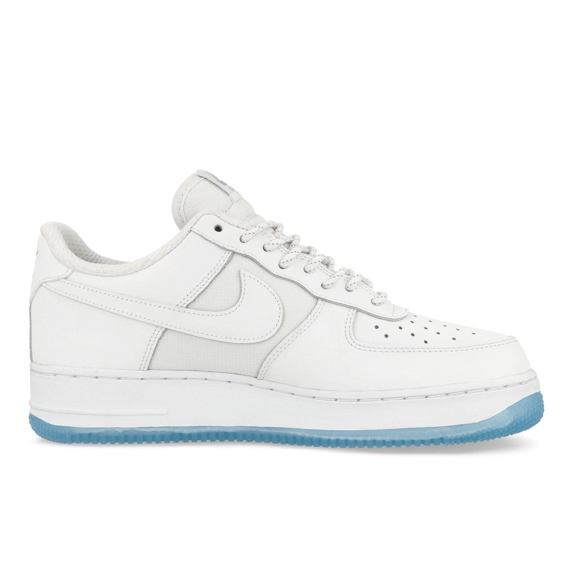 Nike Air Force 1 '07 White-White - Reflective Silver Low Top Sneakers Silhouette | Overkill