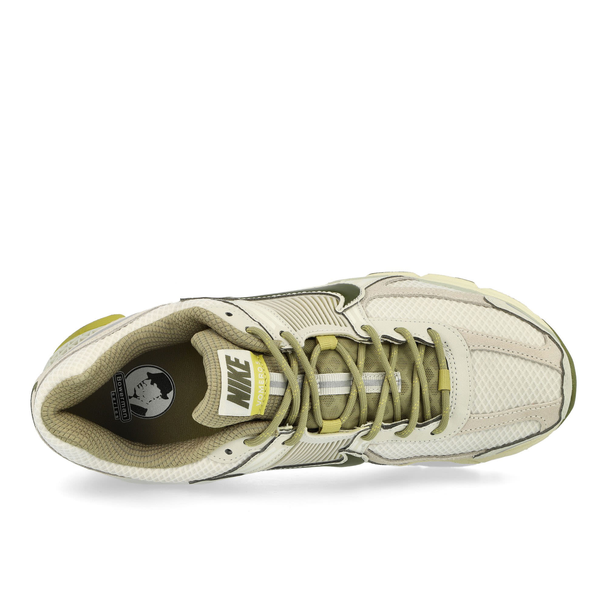 Nike Zoom Vomero 5 Light Bone / Medium Olive - Neutrak Olive Low Top Sneakers Detailfoto | Overkill