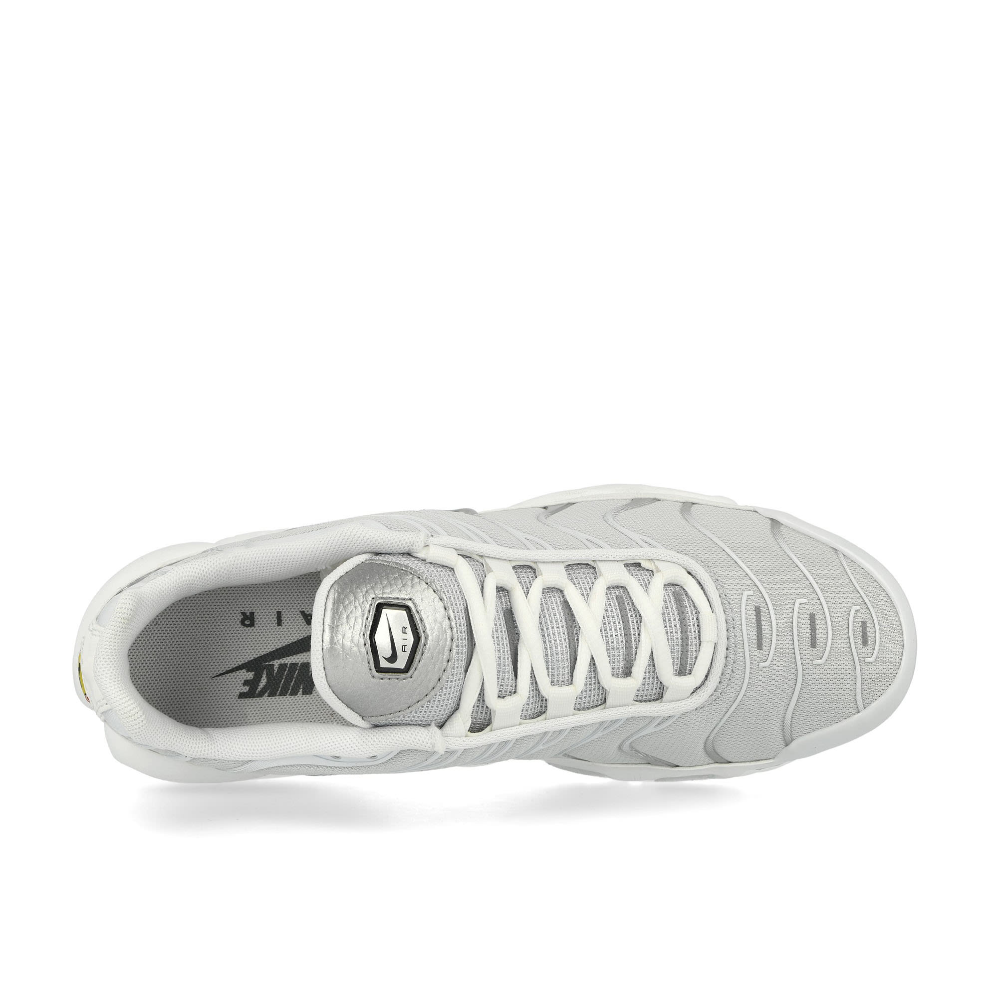 Nike Wmns Air Max Plus White / Pure Platinum - Metallic Silver - Sail Low Top Sneakers Detailfoto | Overkill