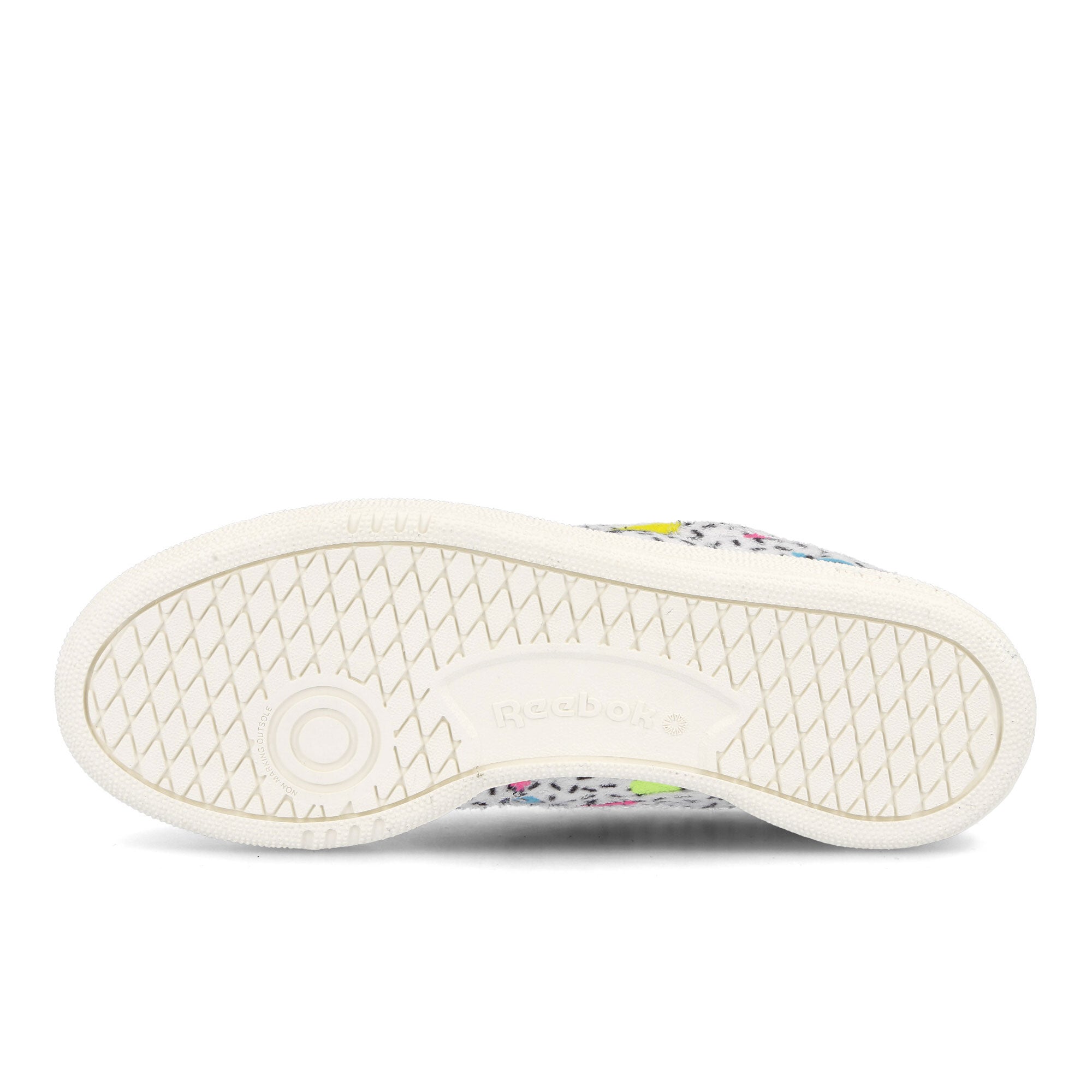 Reebok wmns club c 85 White-Electric Flash F17-R-Neon Blue Sneakers Detail View 1 | Overkill