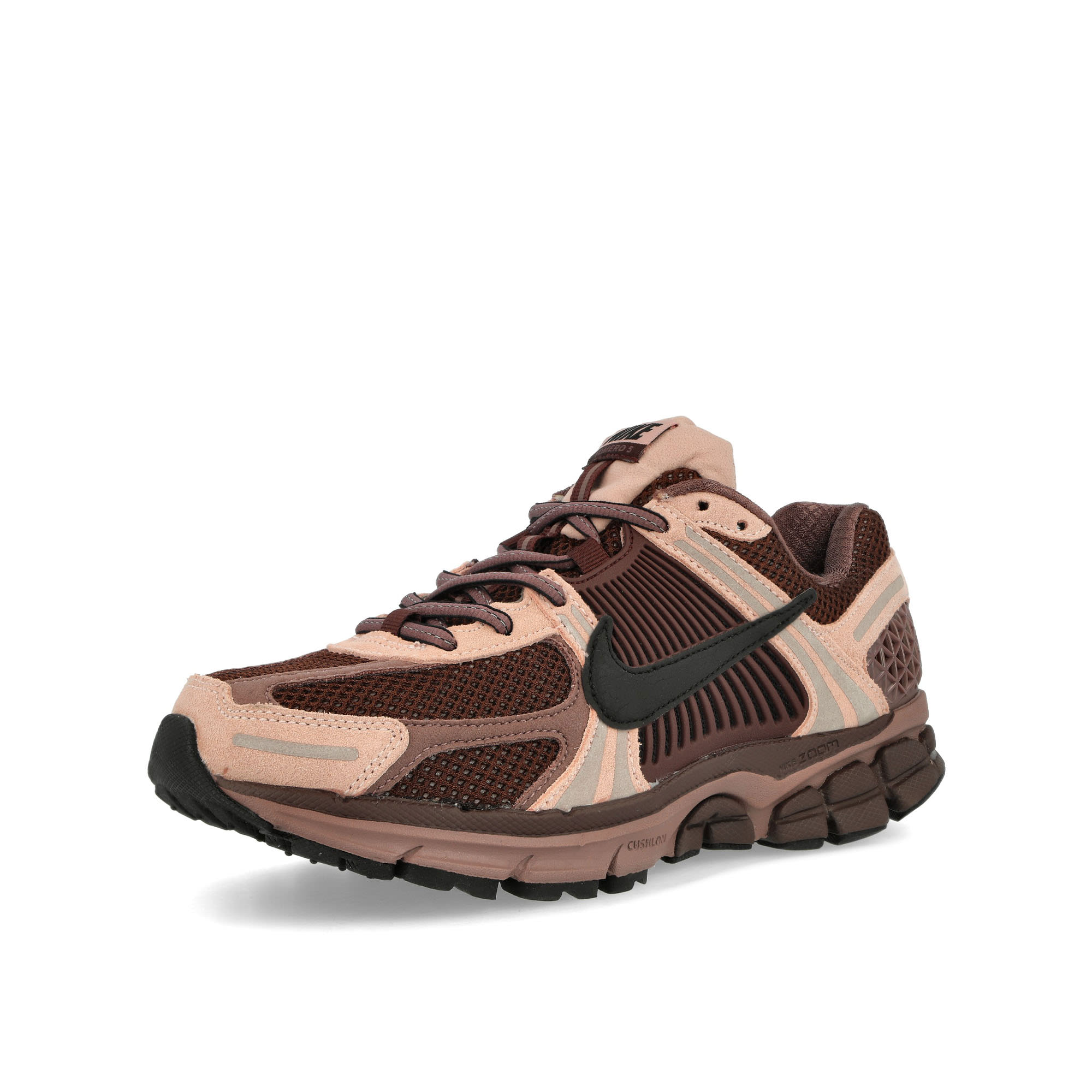 Nike W Zoom Vomero 5 Plum Eclipse / Black - Pink Oxford - Earth Low Top Sneakers Close Up | Overkill