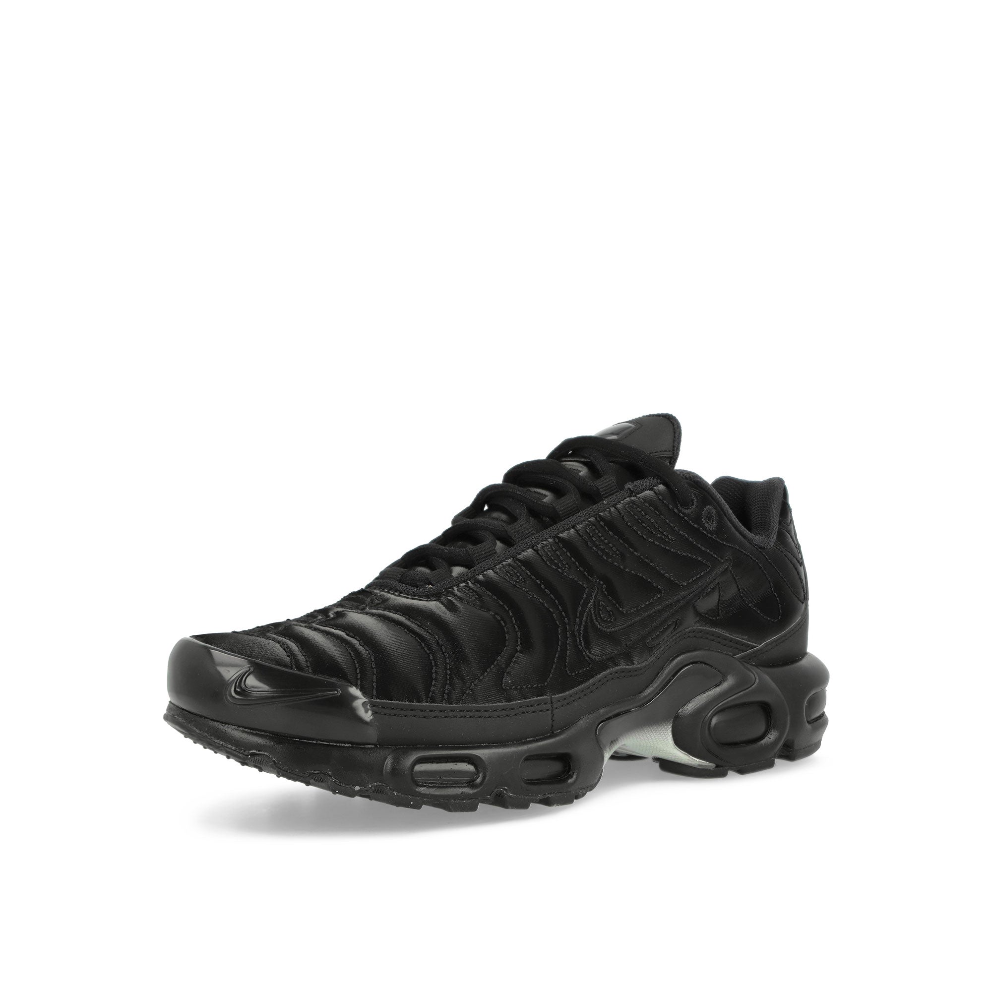 Nike W Air Max Plus Black-Black - Anthracite - Sail Low Top Sneakers Close Up | Overkill