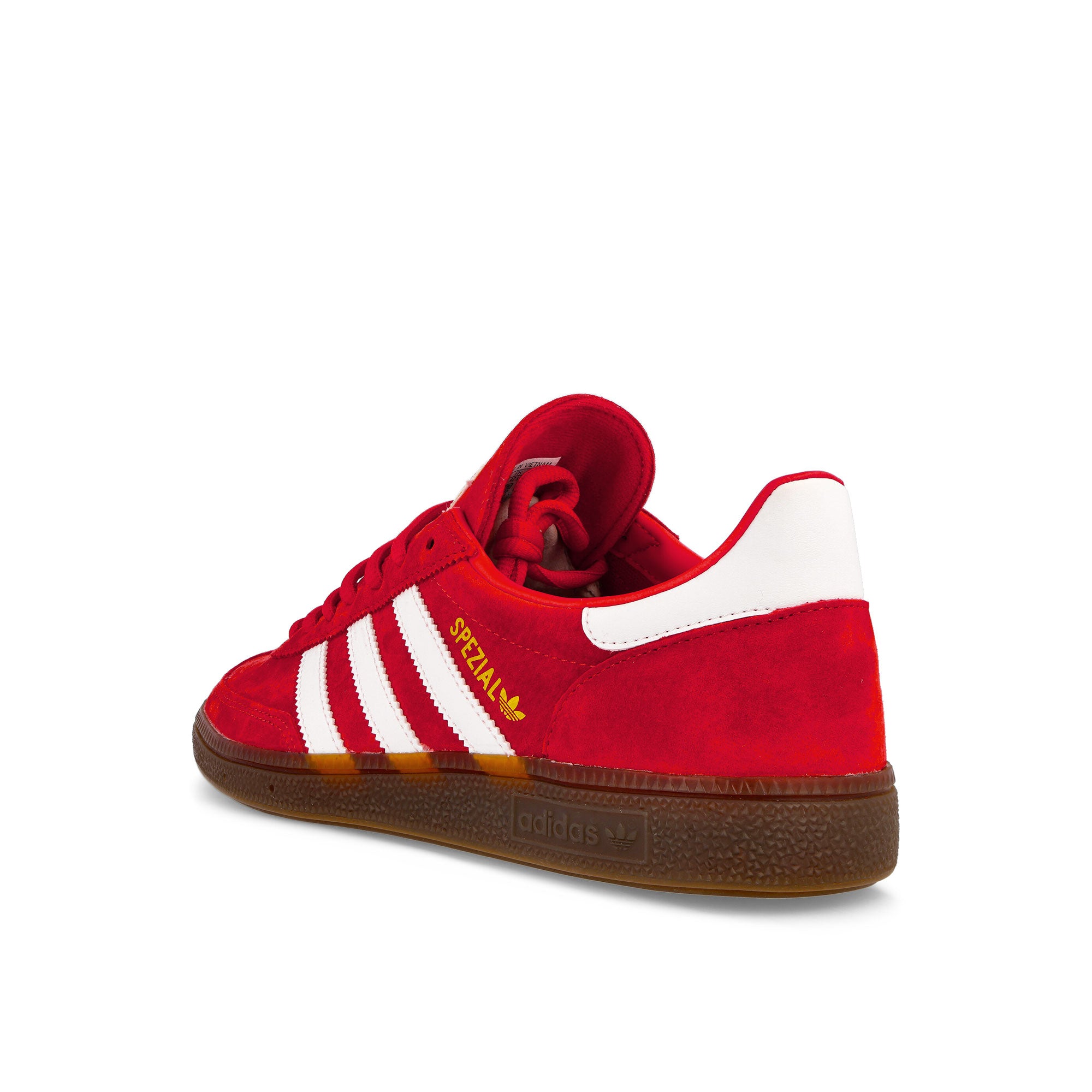 adidas Handball Spezial Scarlet / Footwear White / Gum Low Top Sneakers Material | Overkill
