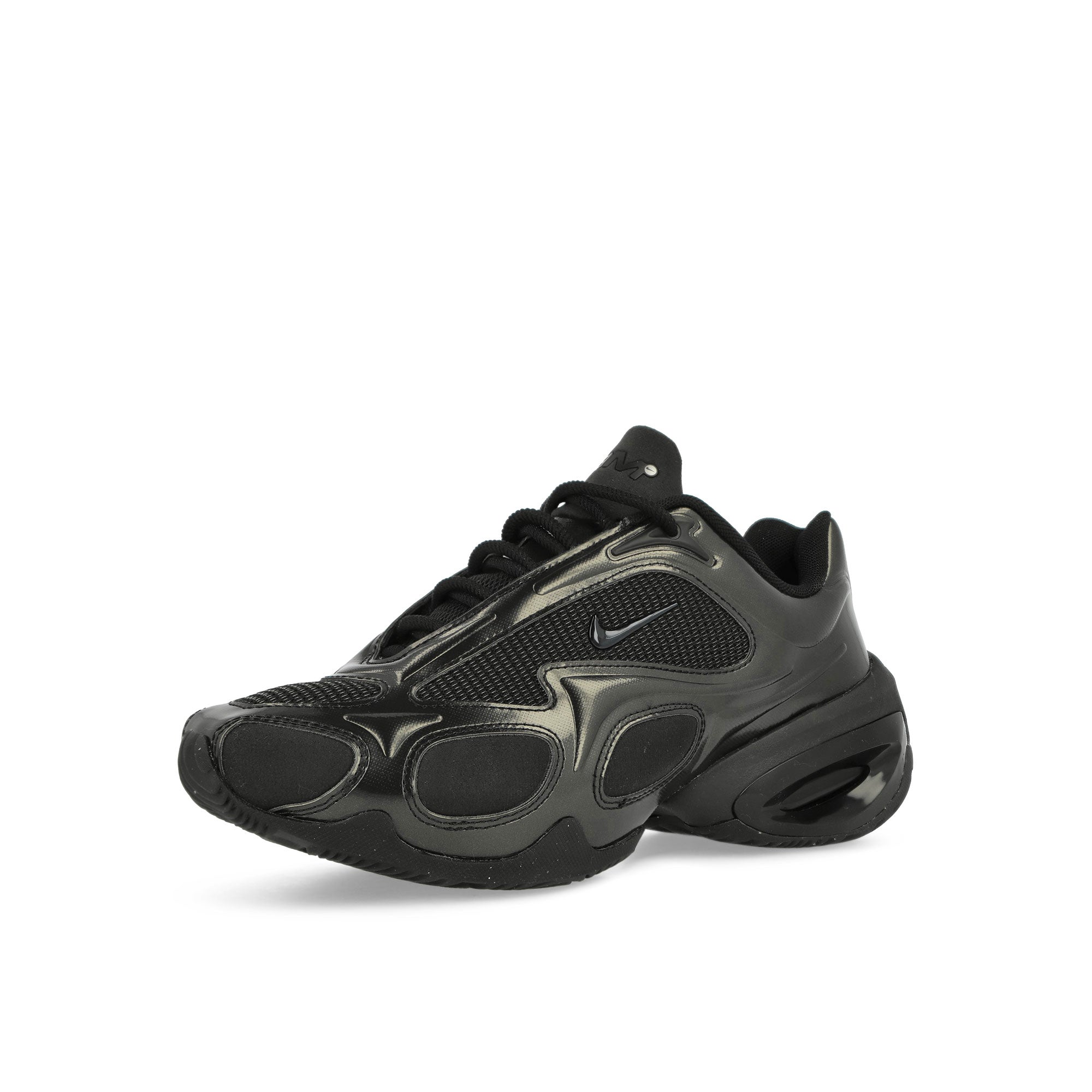 Nike Wmns Air Max Muse Black / Black - Metallic Silver Low Top Sneakers Close Up | Overkill