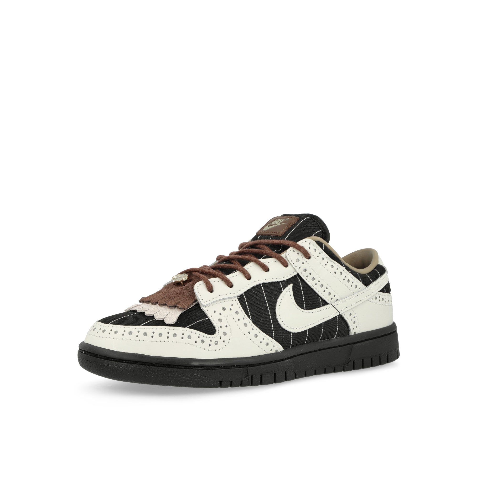 Nike W Dunk Low LX Black / Summit White Black - Summit White Low Top Sneakers Close Up | Overkill