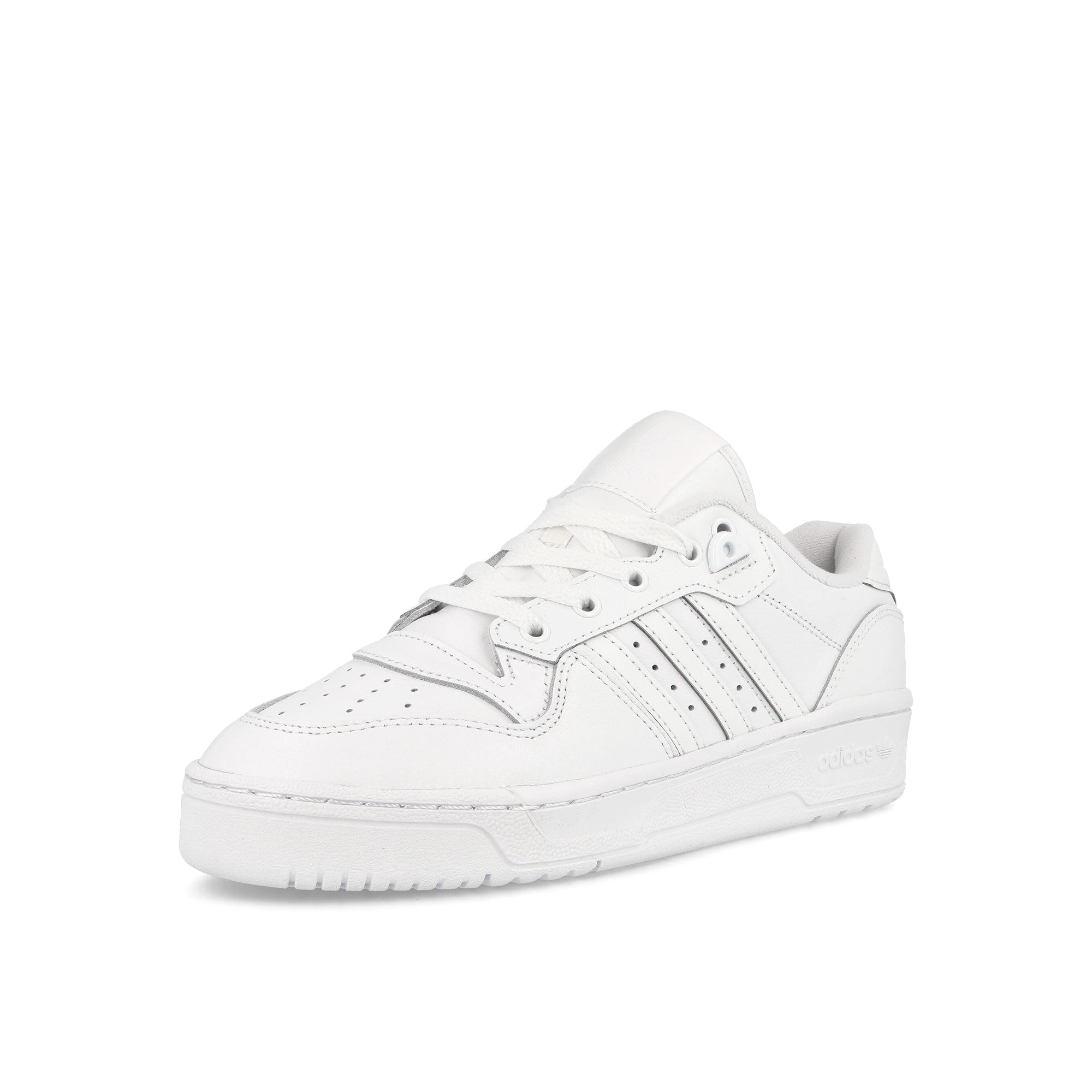 adidas Rivalry Low W Footwear White / Footwear White / Core Black Low Top Sneakers Close Up | Overkill
