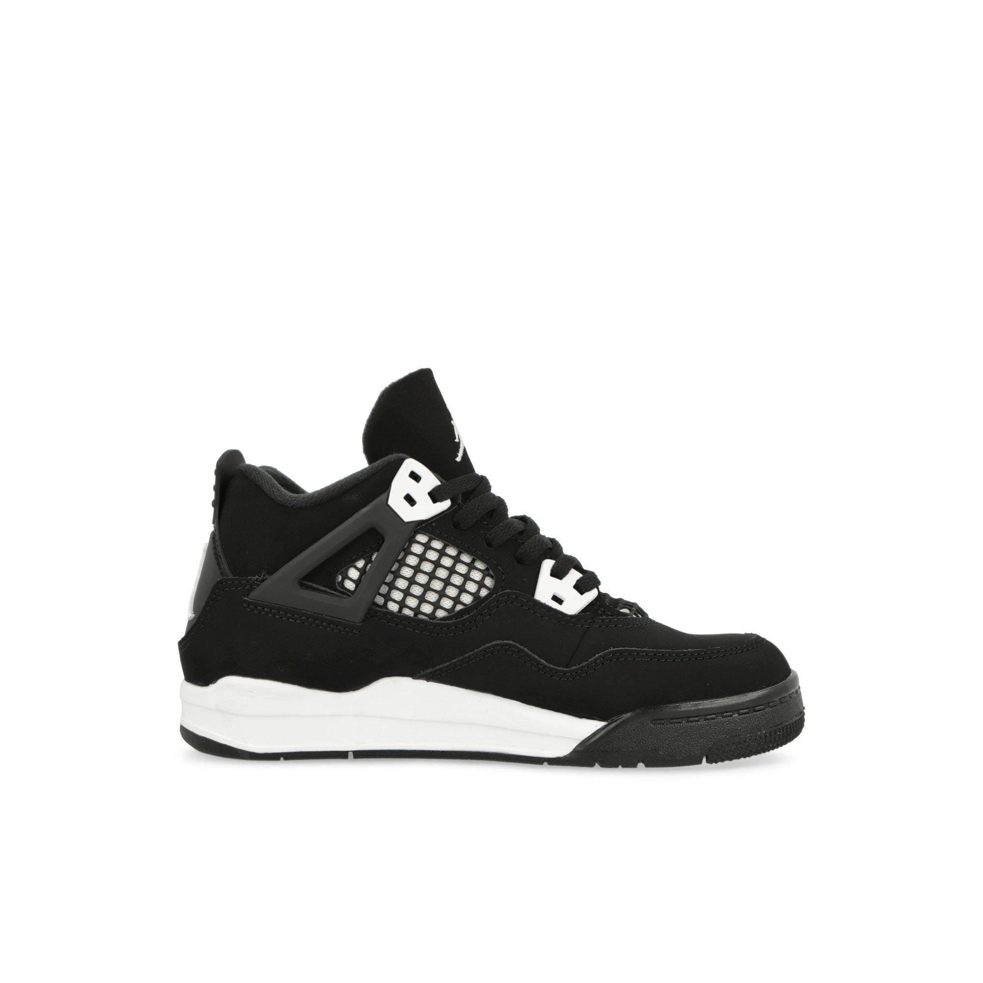 Jordan 4 Retro PS Black / White - Black High Top Sneakers Silhouette | Overkill