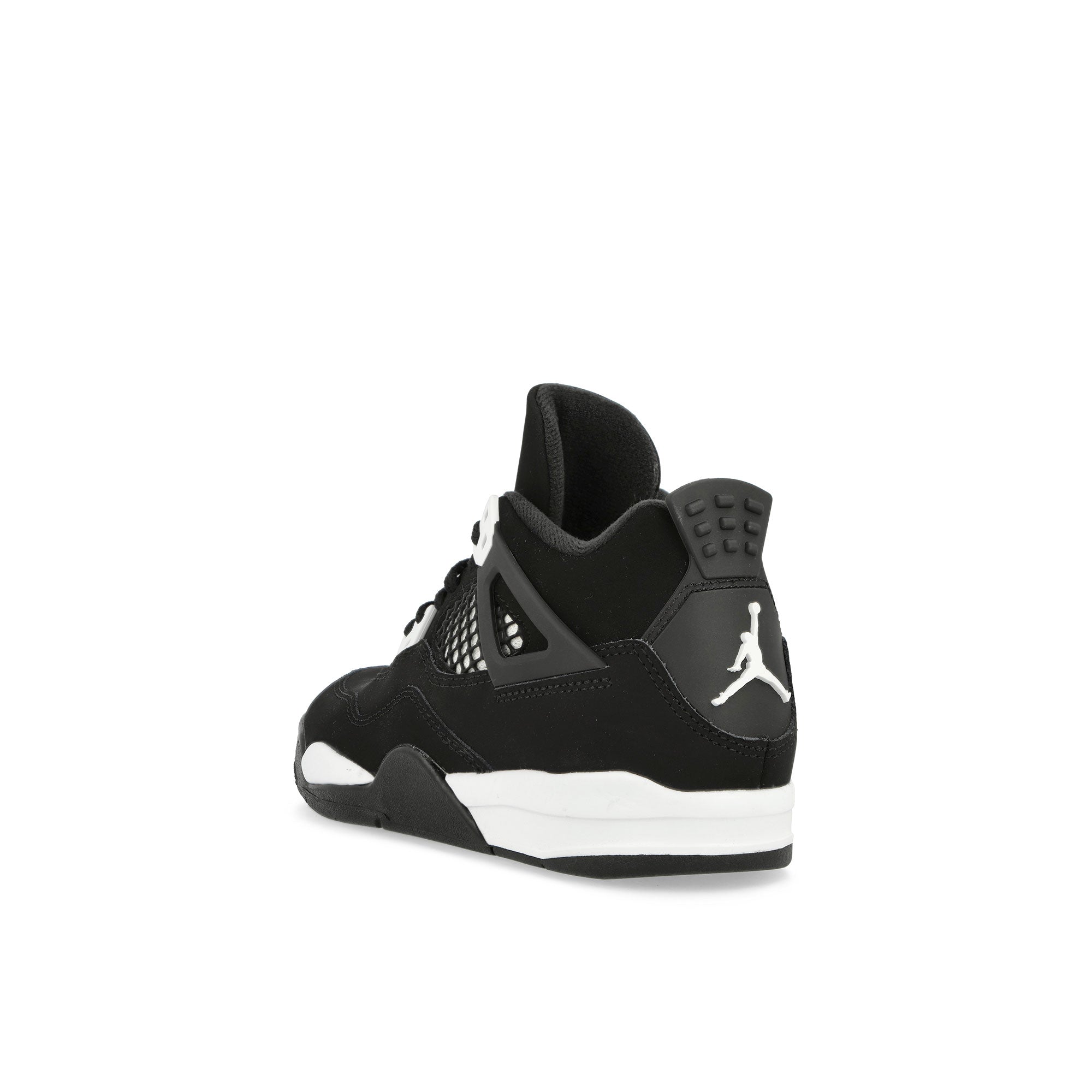 Jordan 4 Retro PS Black / White - Black High Top Sneakers Material | Overkill