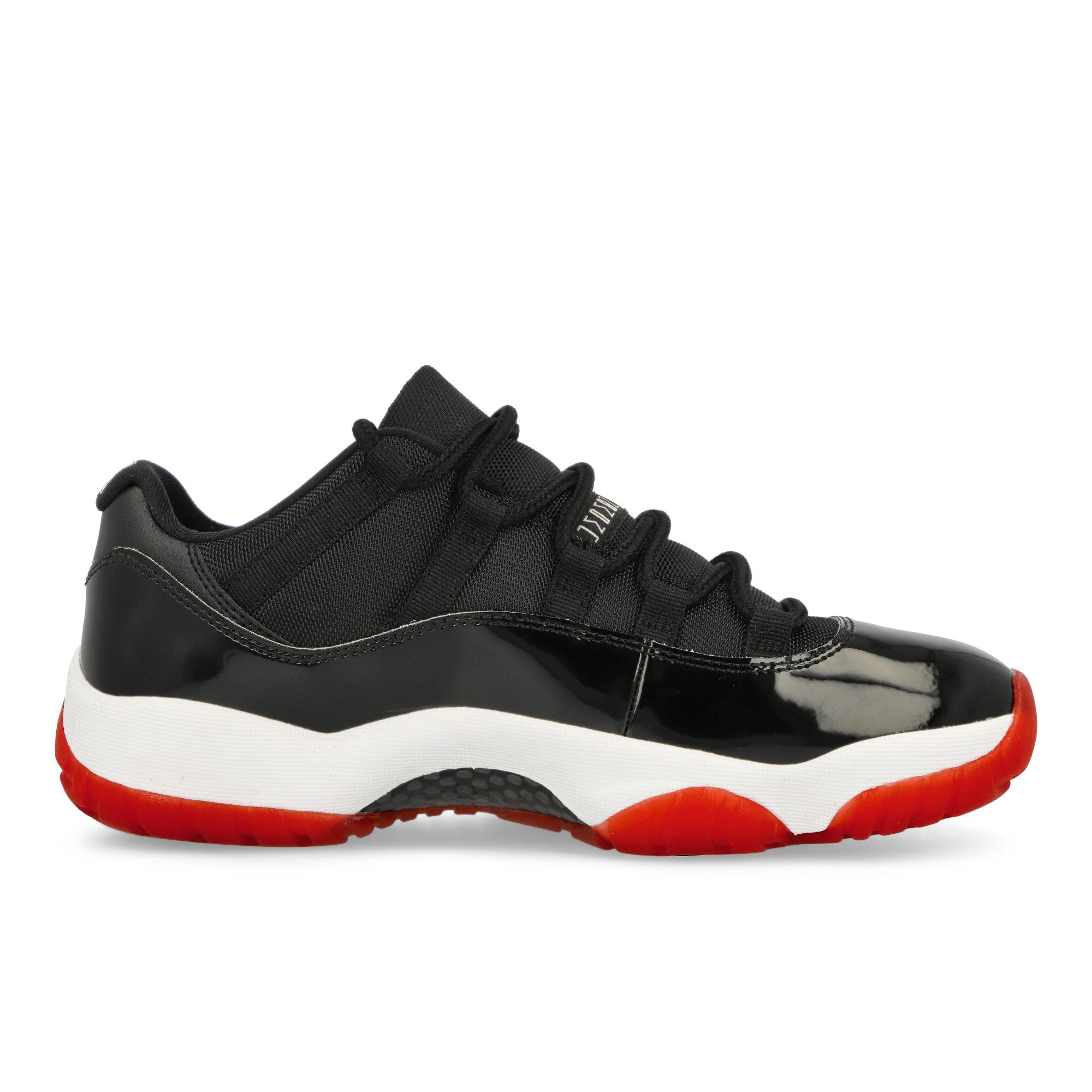 Jordan Air Jordan 11 Retro Low Black / Varsity Red-White Low Top Sneakers Silhouette | Overkill