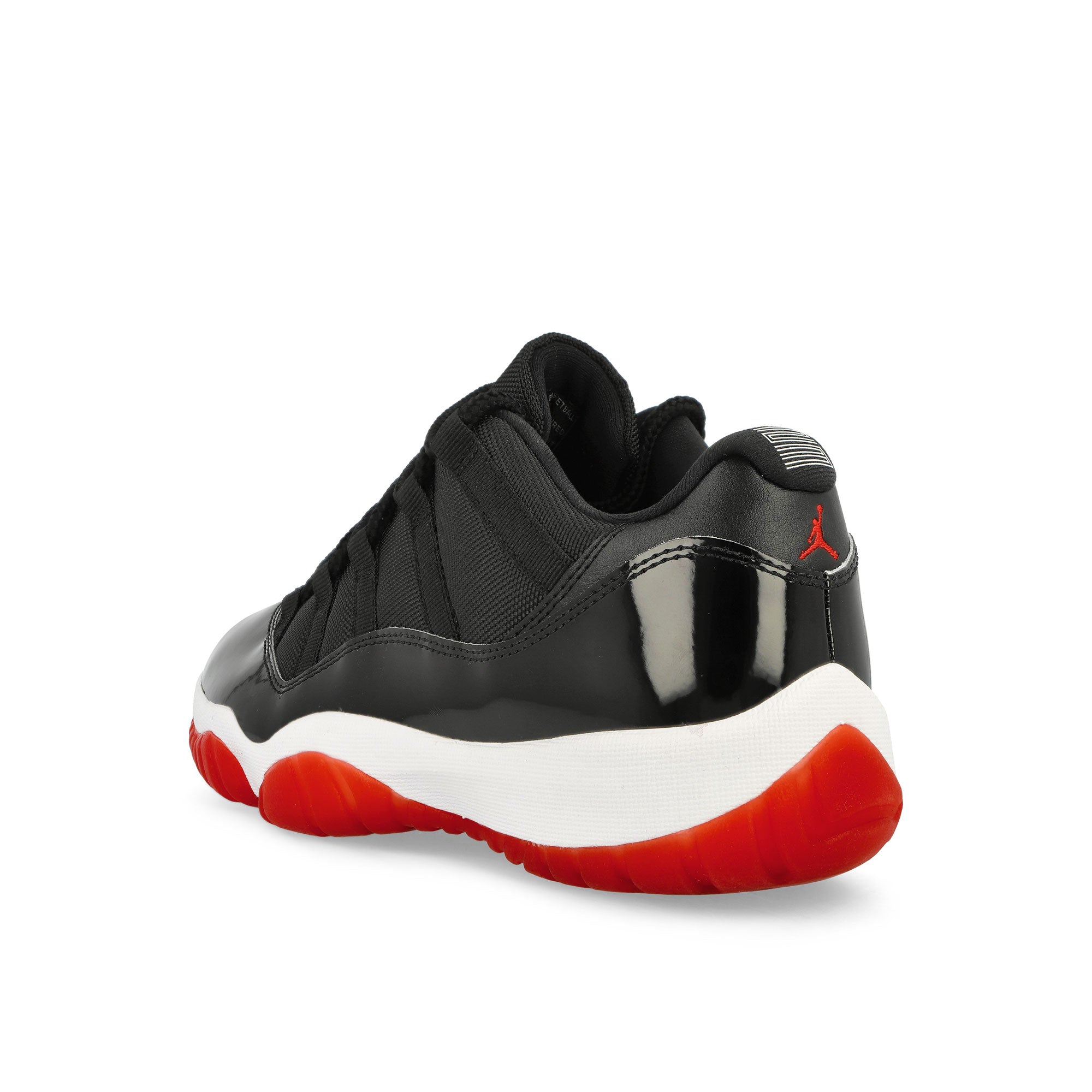 Jordan Air Jordan 11 Retro Low Black / Varsity Red-White Low Top Sneakers Material | Overkill