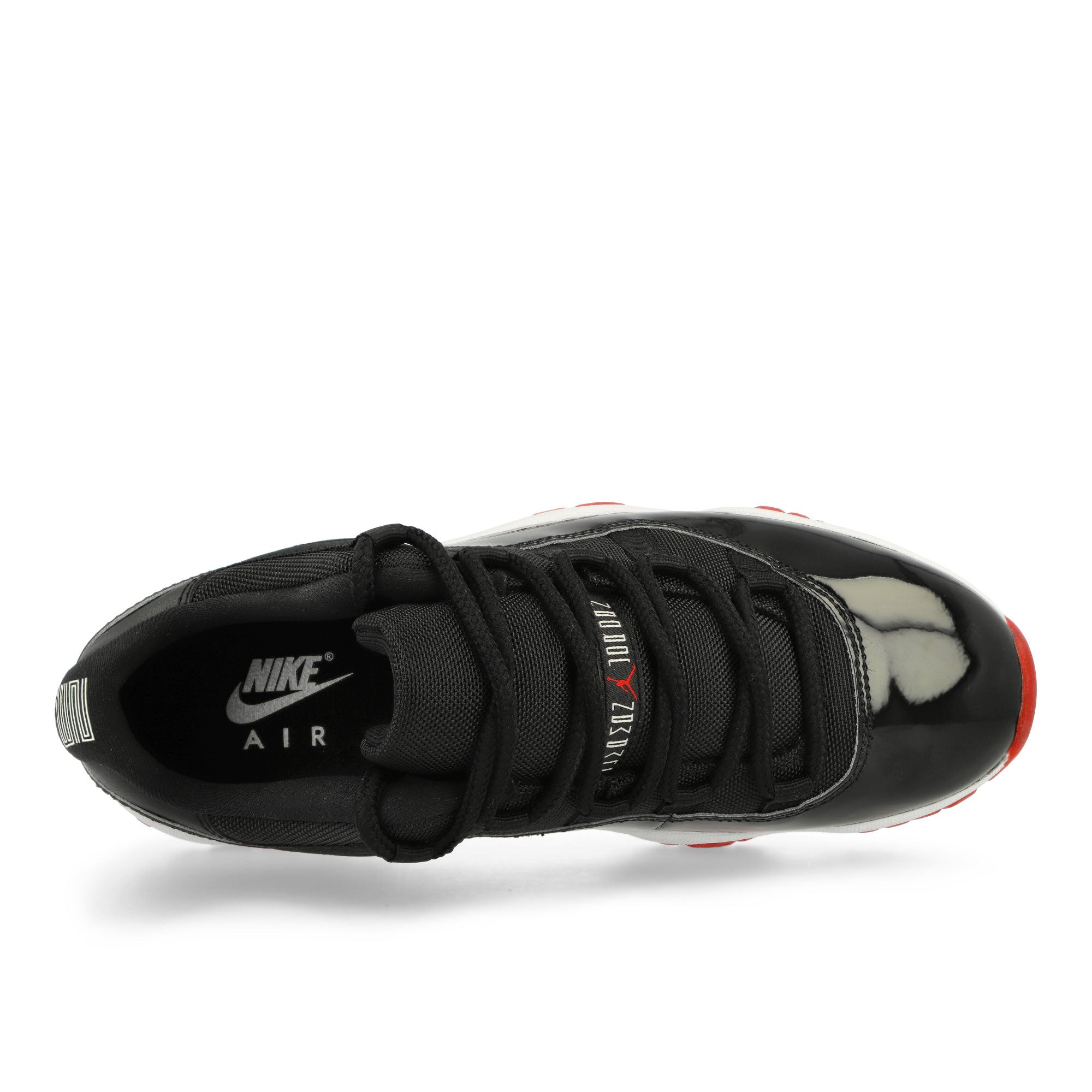 Jordan Air Jordan 11 Retro Low Black / Varsity Red-White Low Top Sneakers Detailfoto | Overkill
