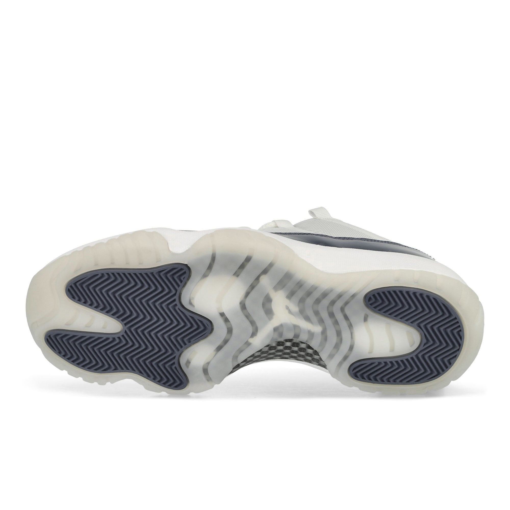 Jordan Air Jordan 11 Retro Low White / Midnight Navy Low Top Sneakers Detail View 1 | Overkill