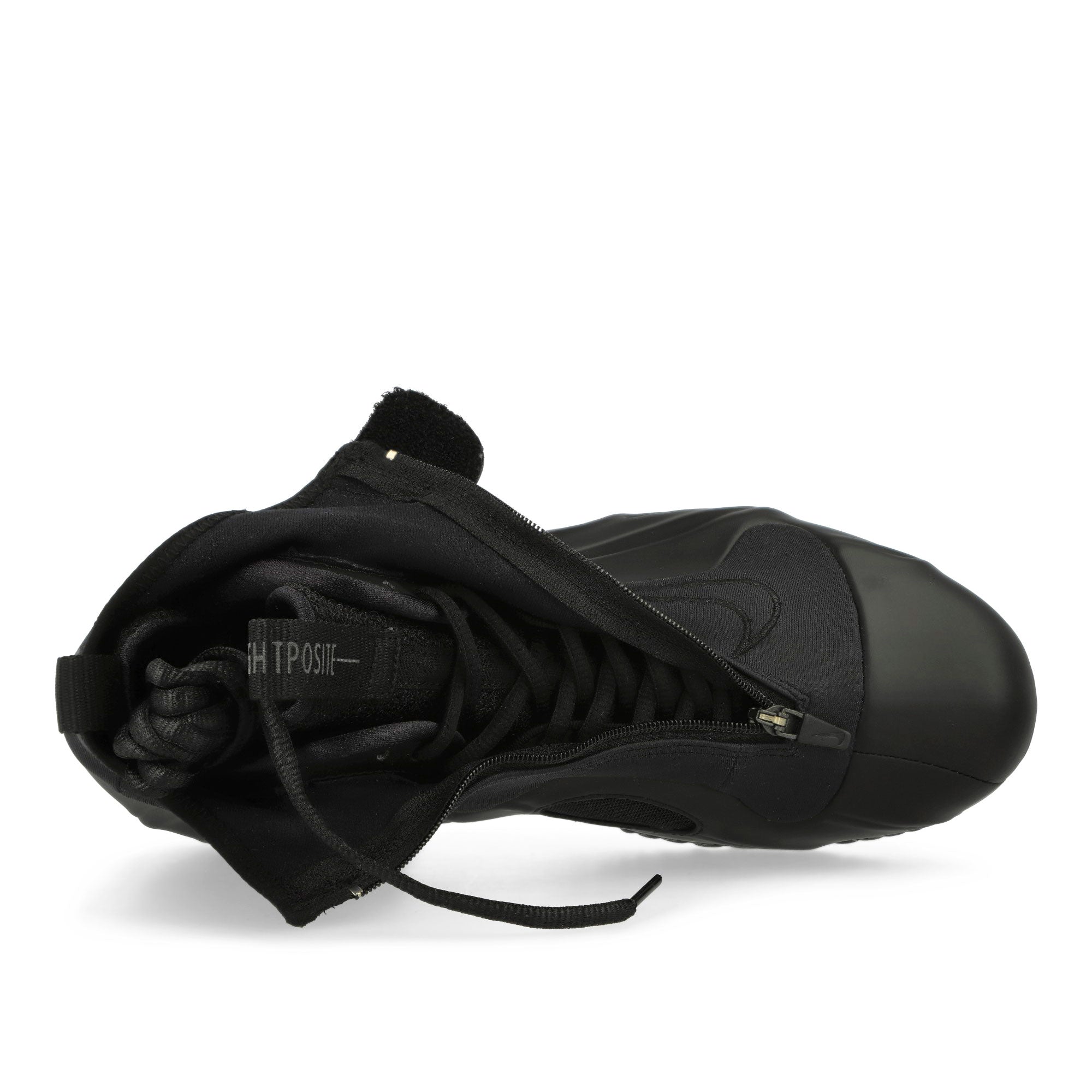 Nike Air Flightposite Black / Black High Top Sneakers Detailfoto | Overkill