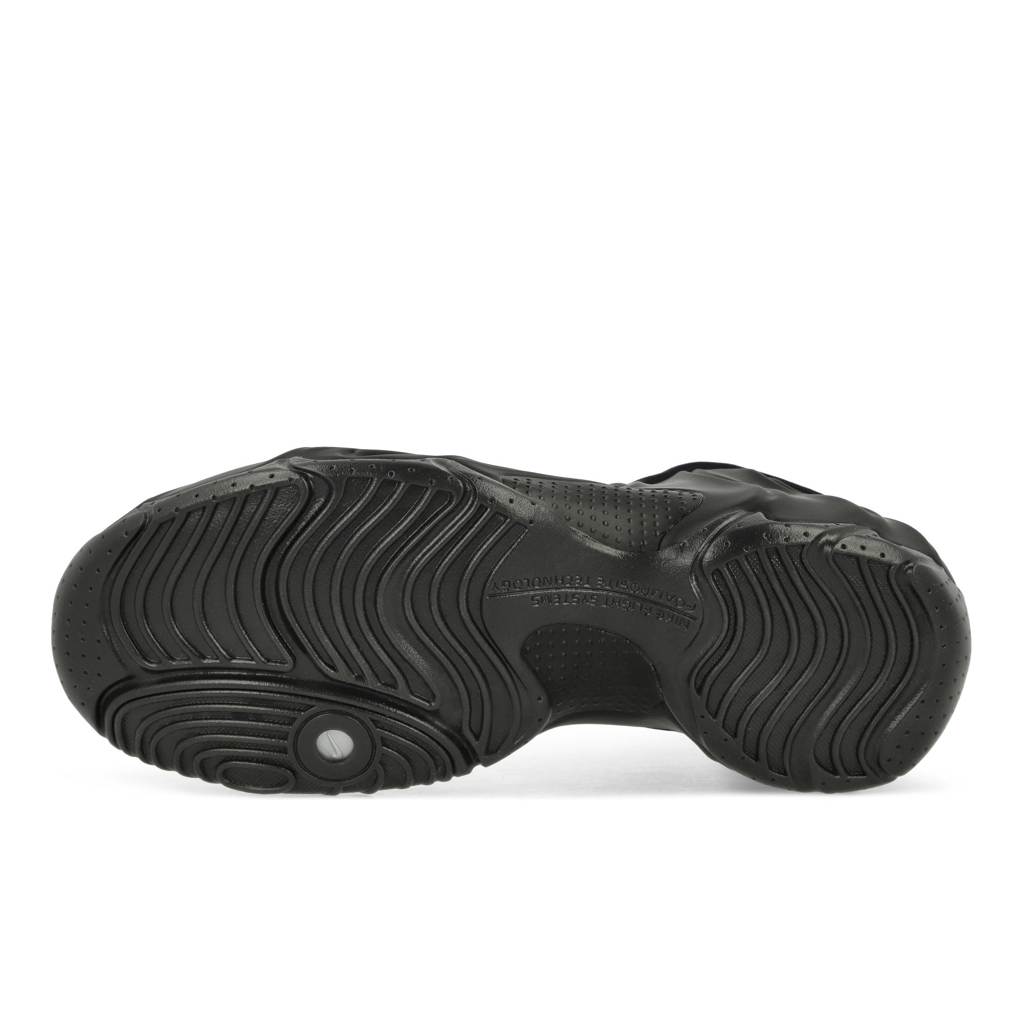 Nike Air Flightposite Black / Black High Top Sneakers Detail View 1 | Overkill