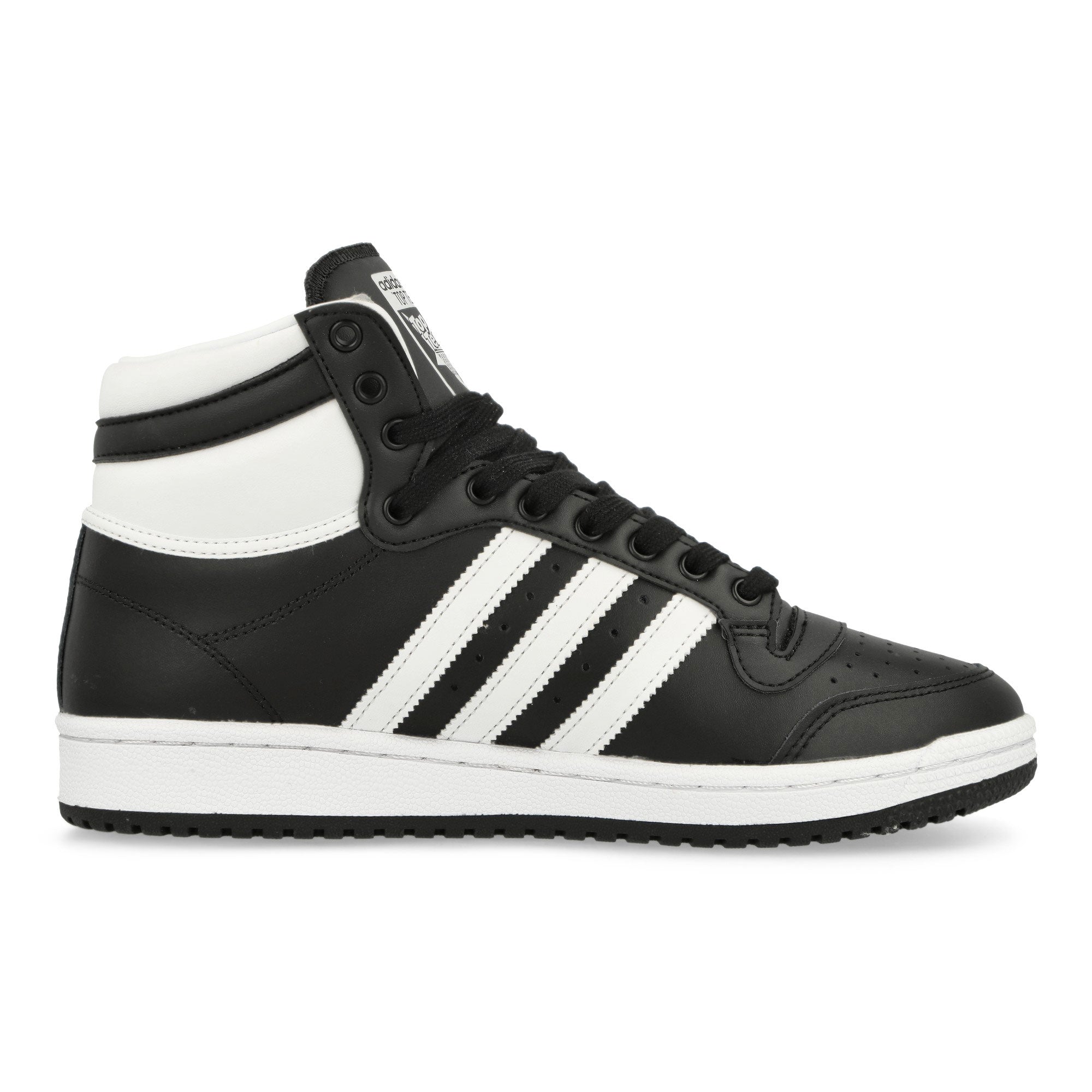adidas Top Ten Core Black / Footwear White / Chalk White High Top Sneakers Silhouette | Overkill