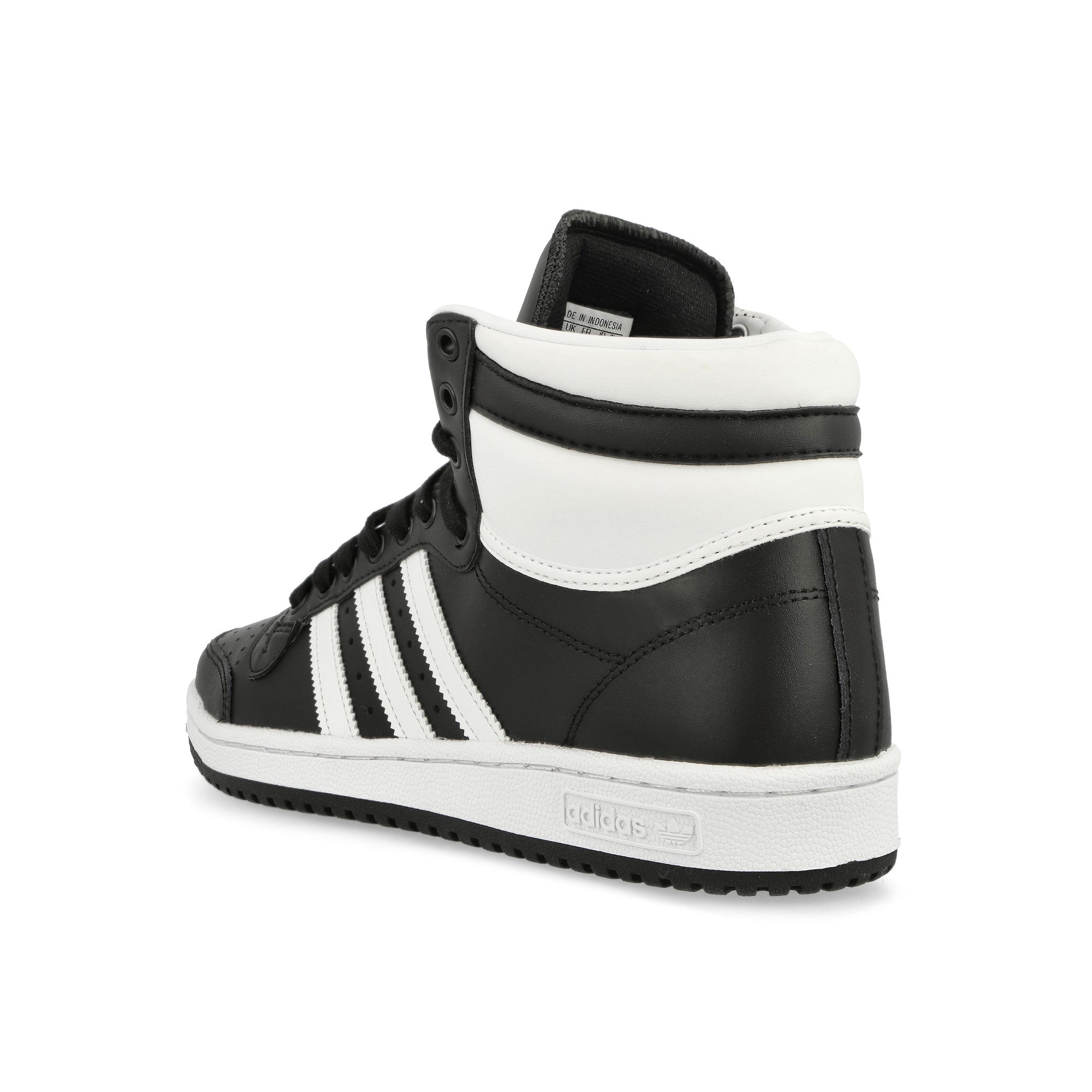 adidas Top Ten Core Black / Footwear White / Chalk White High Top Sneakers Material | Overkill