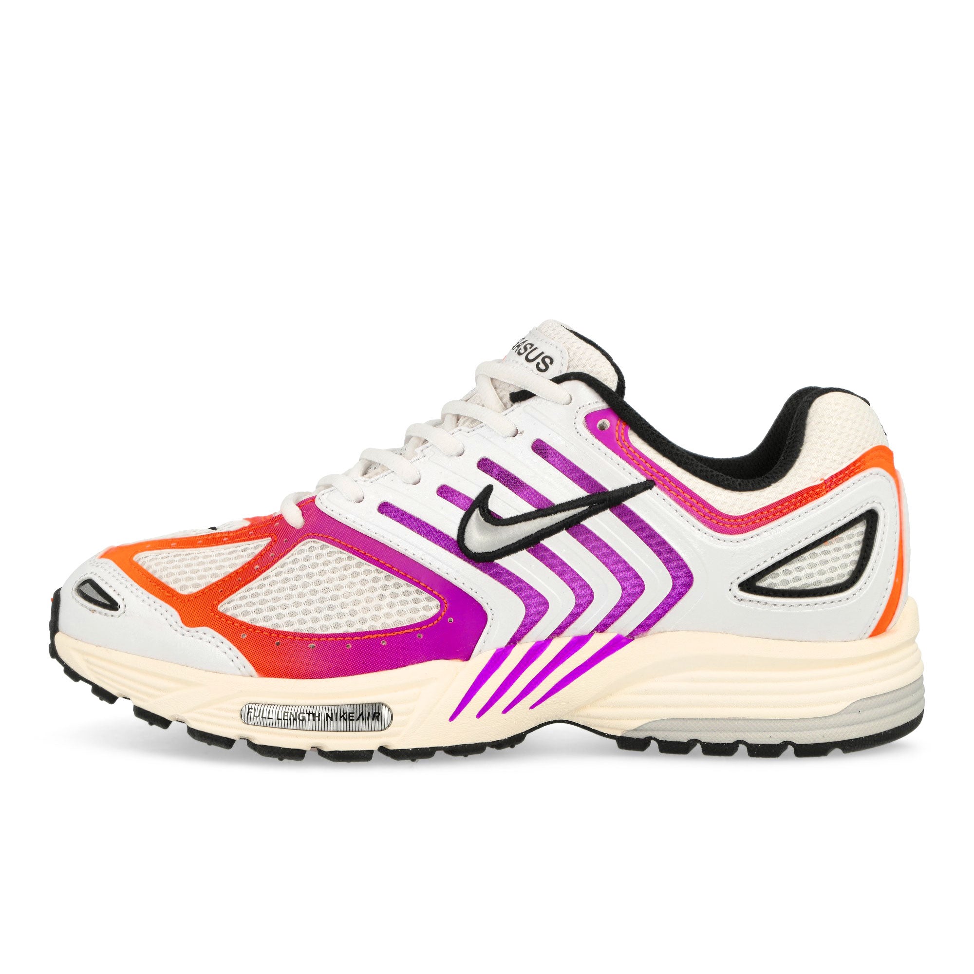 Nike Air Pegasus 2005 White / Chrome - Total Orange - Hyper Violet Low Top Sneakers FV6383 100 | Overkill