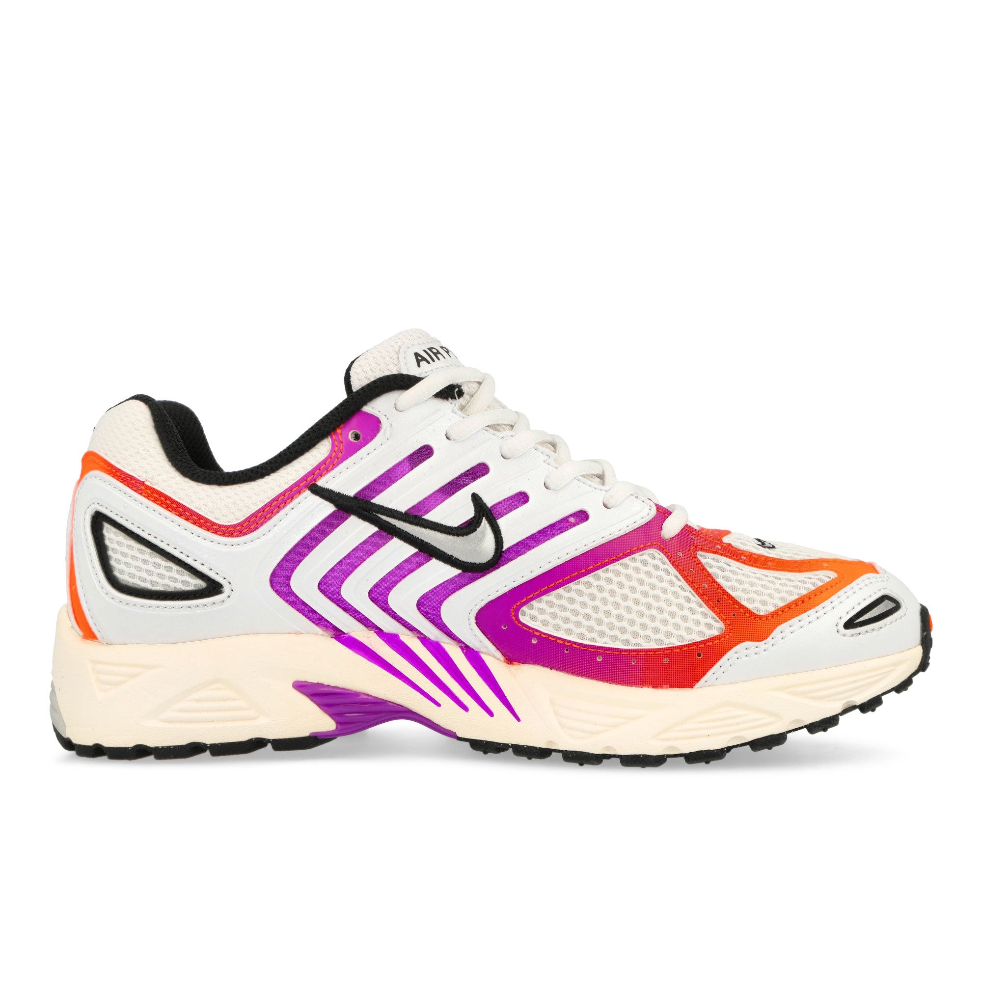 Nike Air Pegasus 2005 White / Chrome - Total Orange - Hyper Violet Low Top Sneakers Silhouette | Overkill