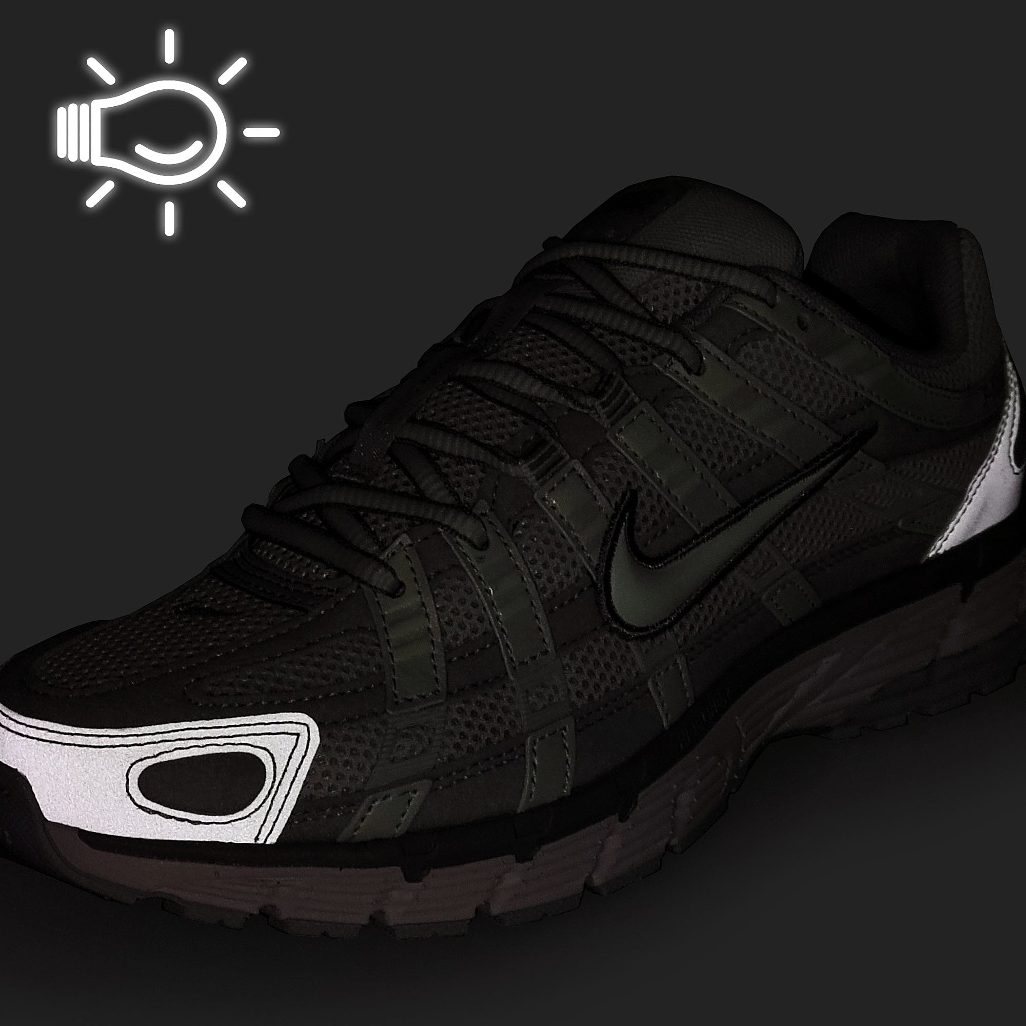 Nike W P-6000 Metallic Summit White / White - Pure Platinum Low Top Sneakers Material | Overkill