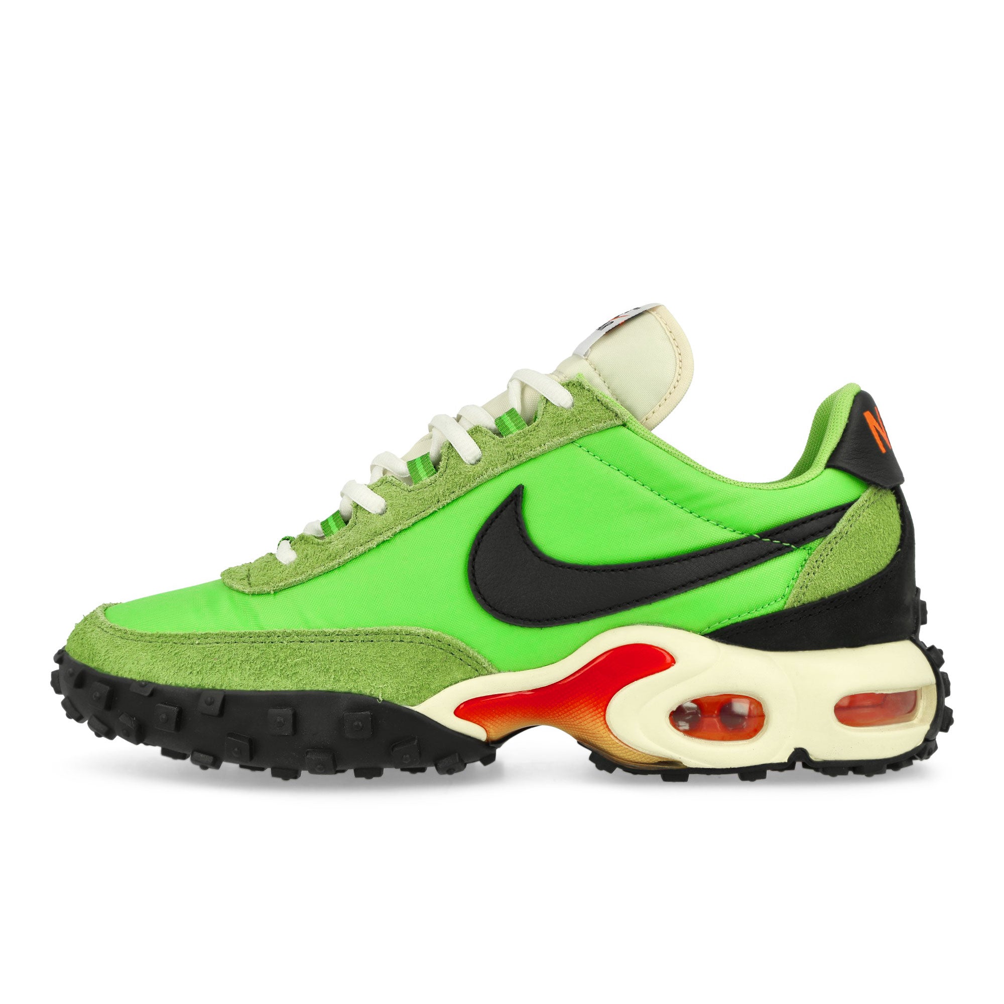 Nike Air Max Waffle SP Action Green / Black - Total Orange Low Top Sneakers FV6946 301 | Overkill