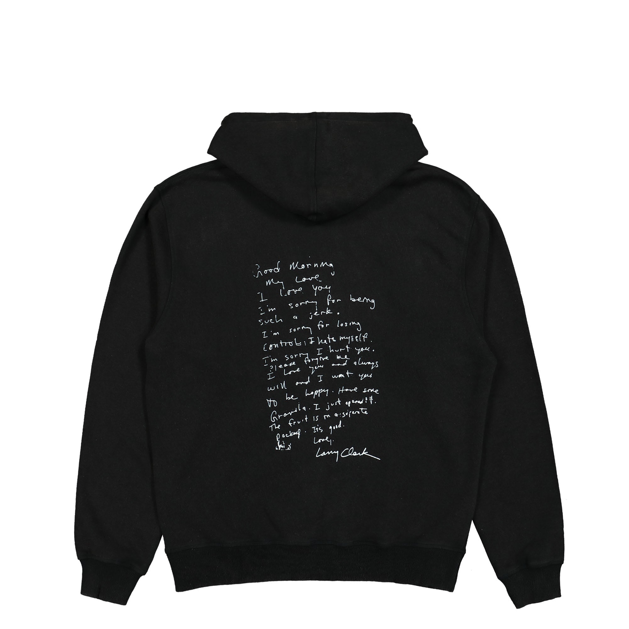 Wasted Paris Absolution Hoodie Faded Black Hoodies Material | Overkill
