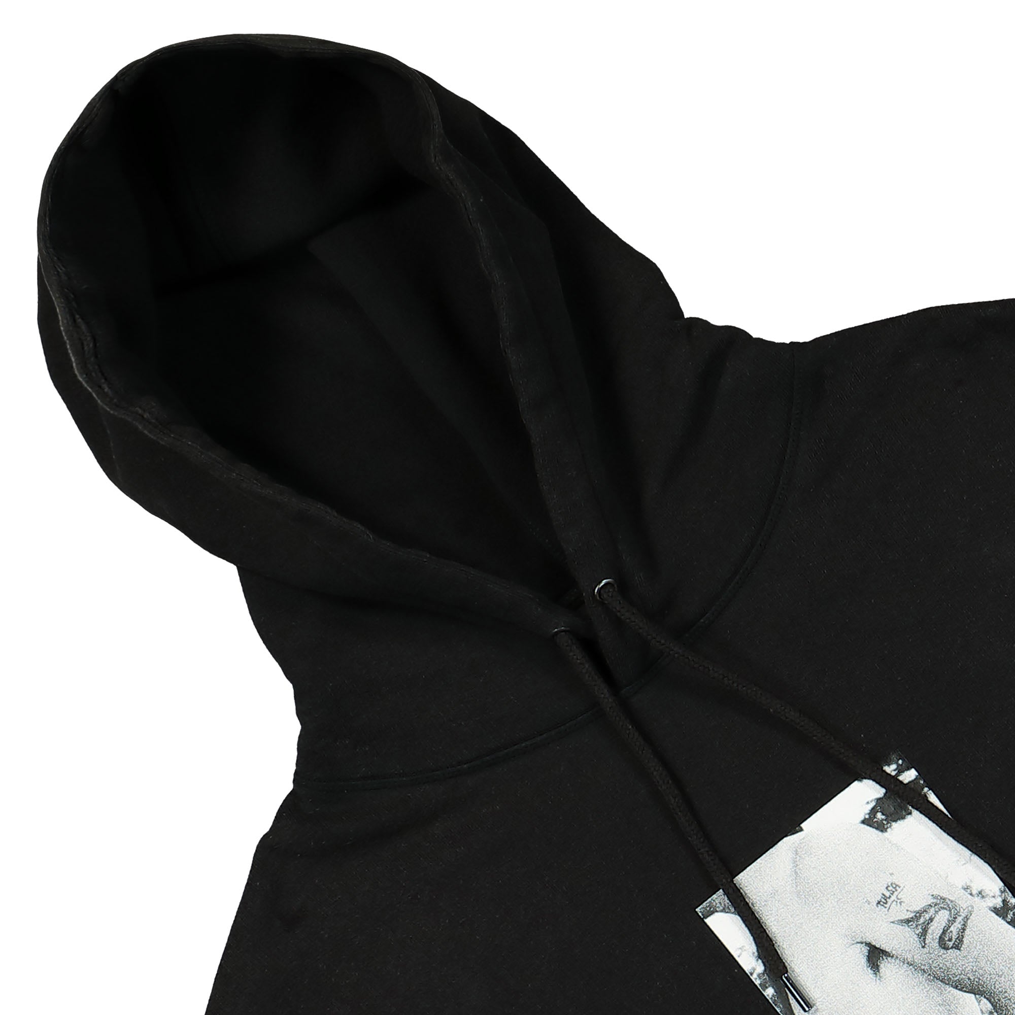 Wasted Paris Absolution Hoodie Faded Black Hoodies Close-up | Overkill